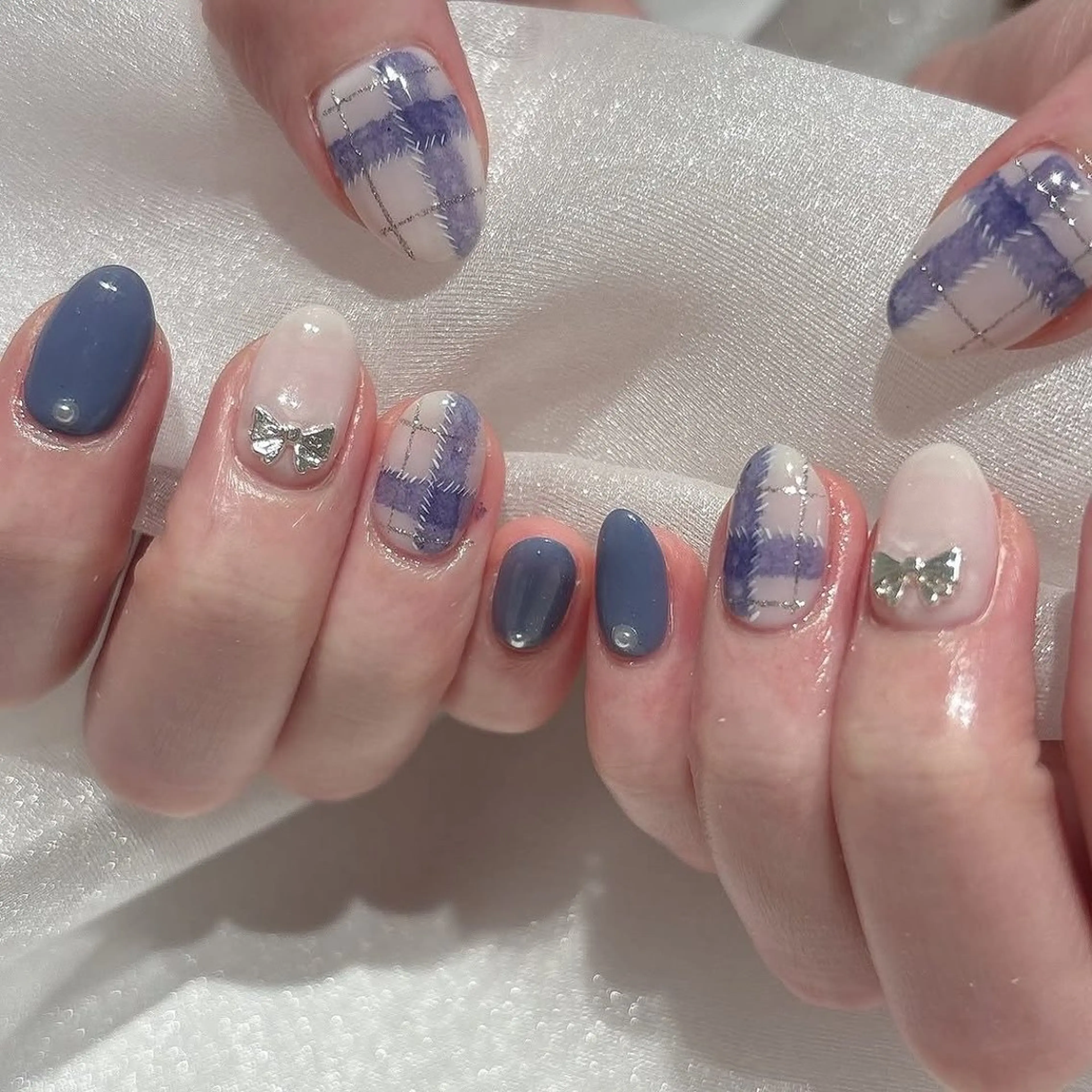 ネイル アートネイル 長さ出し ジェルネイル マグネットネイル ニュアンスネイル ハンドネイル KIM キムのネイルデザイン