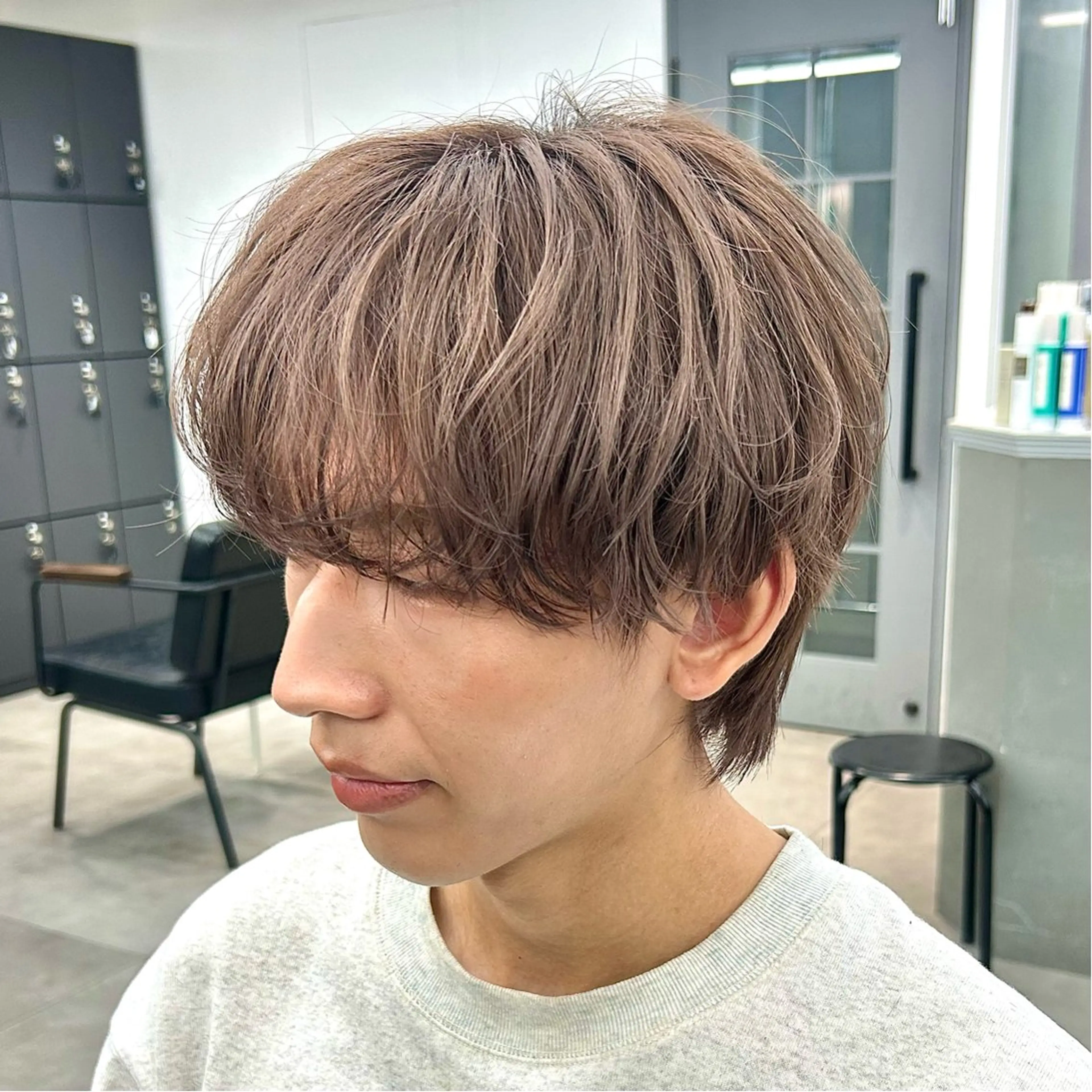 カラー メンズ カット ヘアカラー トリートメント 韓国ヘア🇰🇷 メンズパーマ/つかさのヘアスタイル