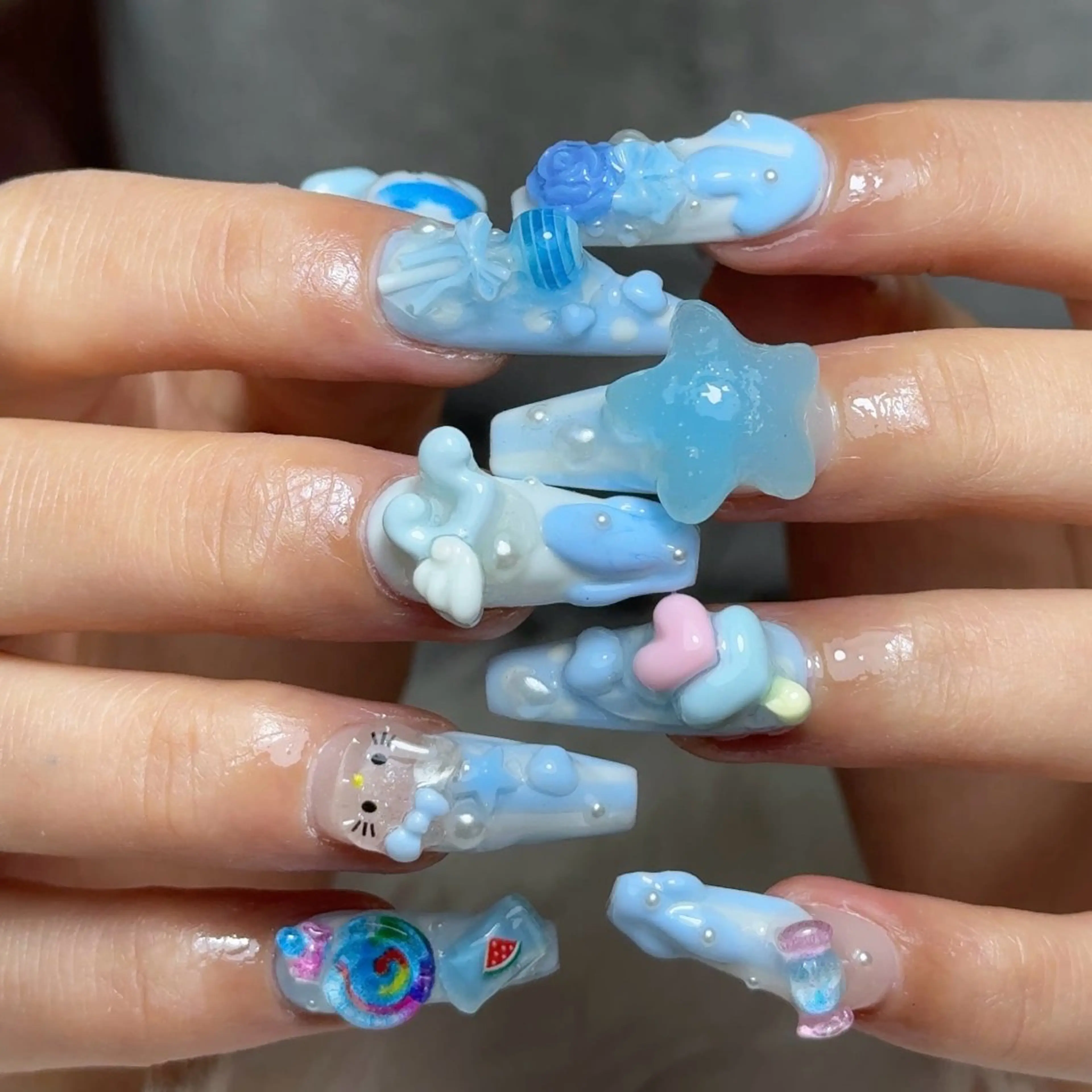ネイル ワンホンネイル ハンドネイル AKIKO NAILのネイルデザイン