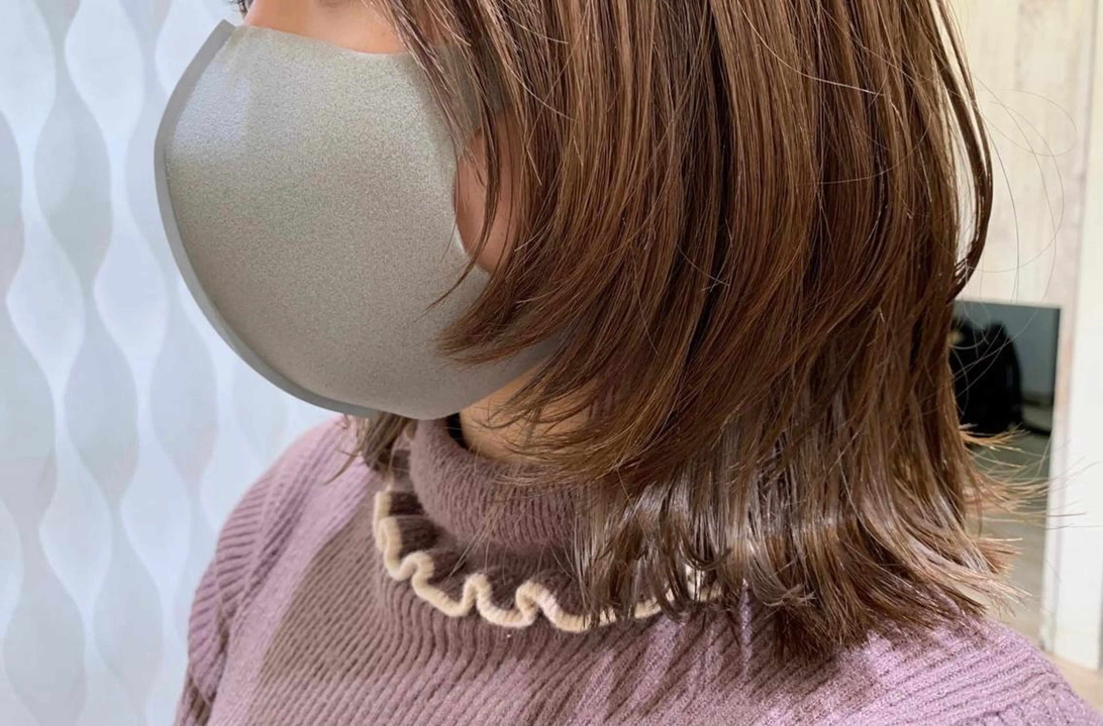 ミディアム カラー ヘアアレンジ 髪質改善&Spa fee南越谷2号店所属・髪質改善/南越谷/ 山岸彩夏のヘアスタイル