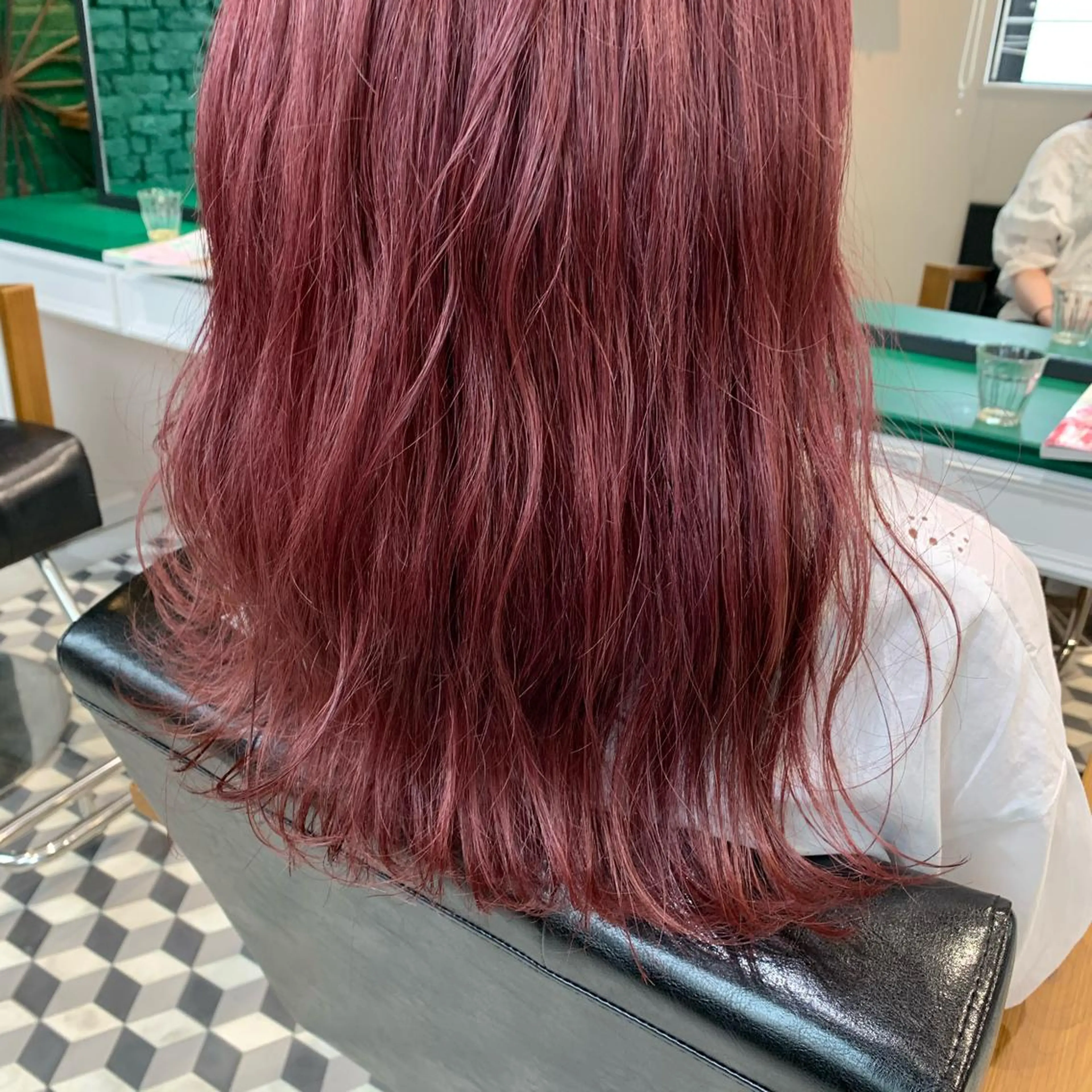 セミロング カラー カット ヘアカラー "小顔カット" Fuko.のヘアスタイル