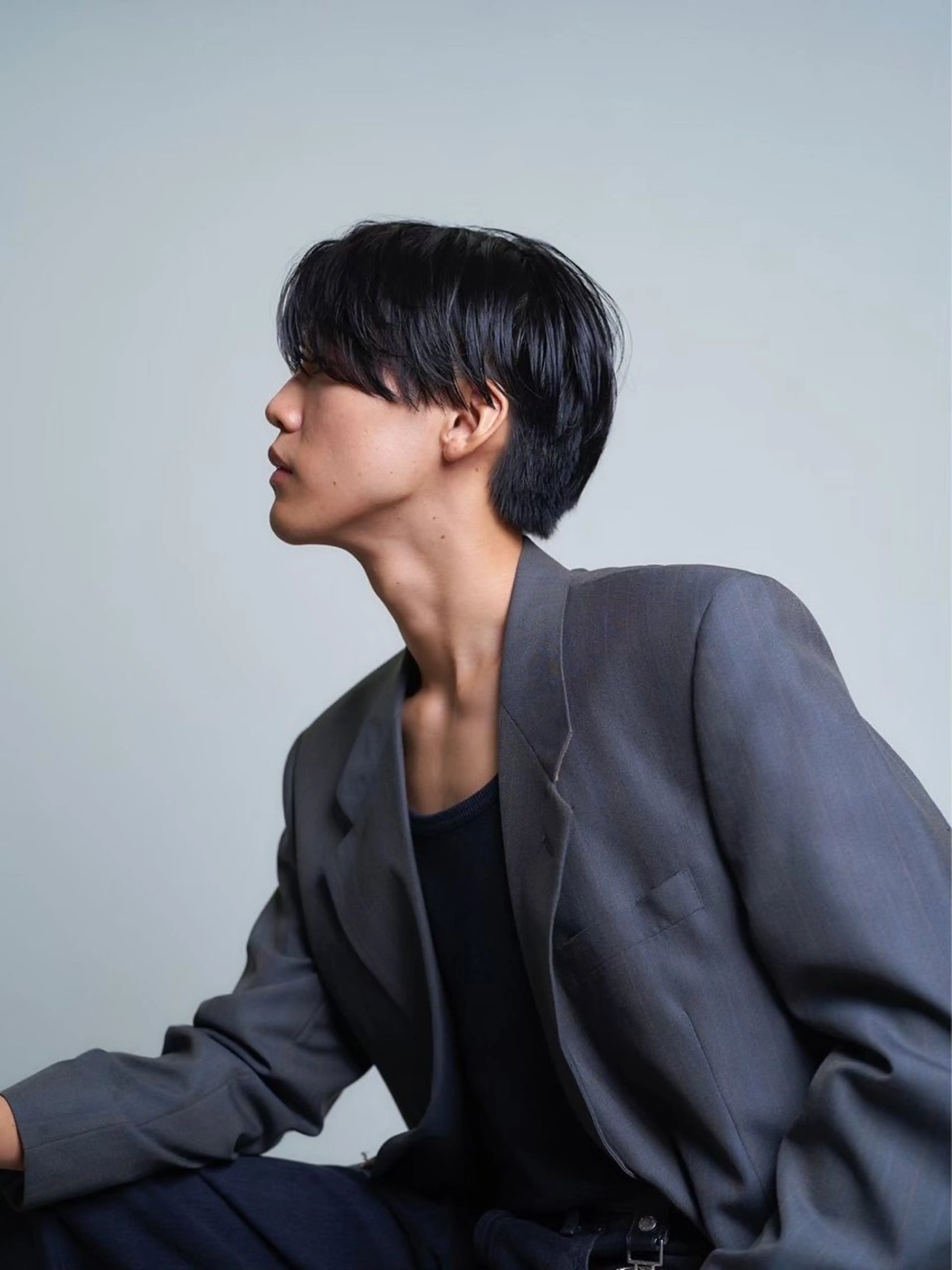 メンズ カット 縮毛矯正 トリートメント ヘッドスパ ヘアセット カズキ🌼曲がる縮毛 ／くせ毛パーマのヘアスタイル