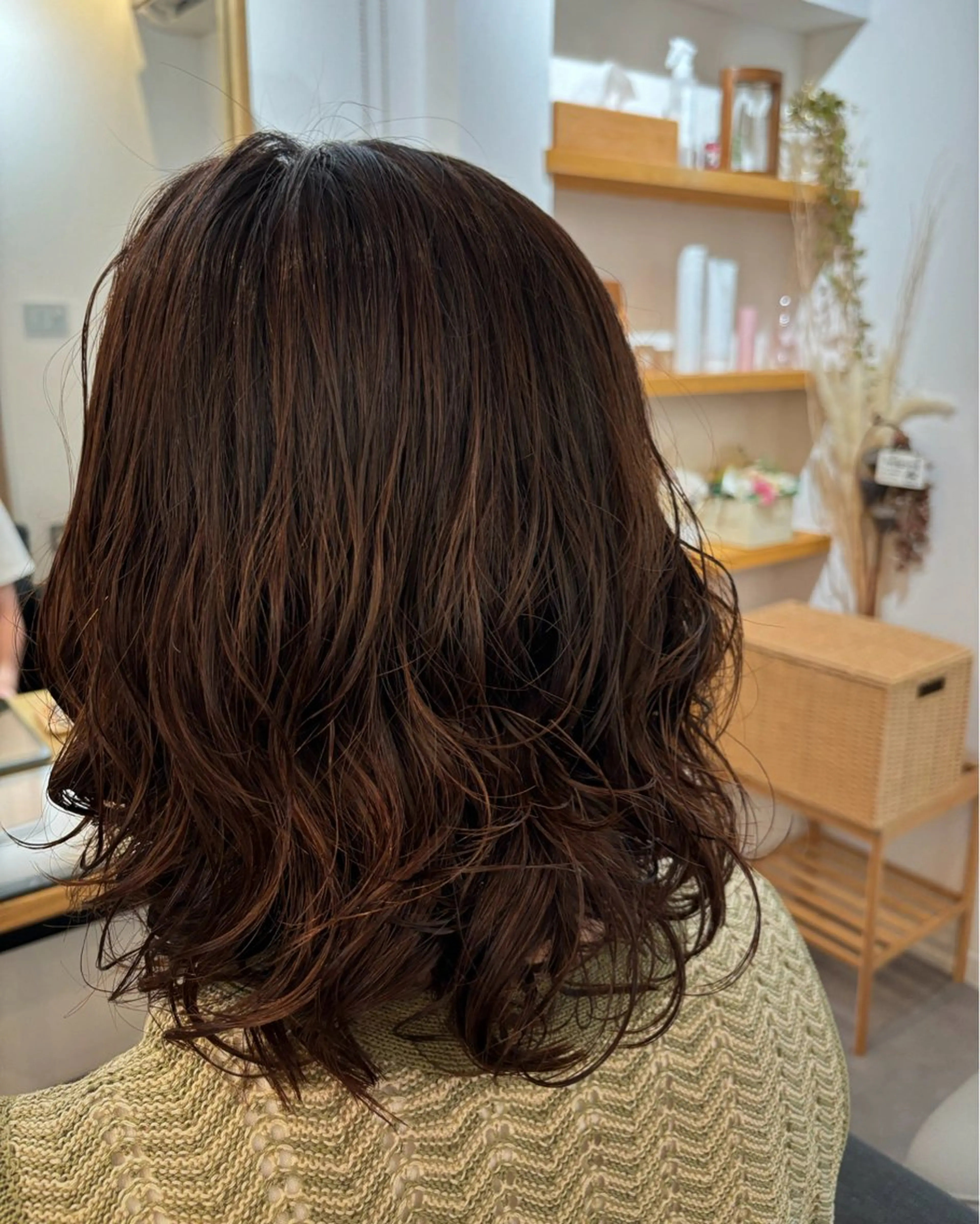 ミディアム パーマ カット パーマ トリートメント 溝口 優希のマツエク・マツパデザイン