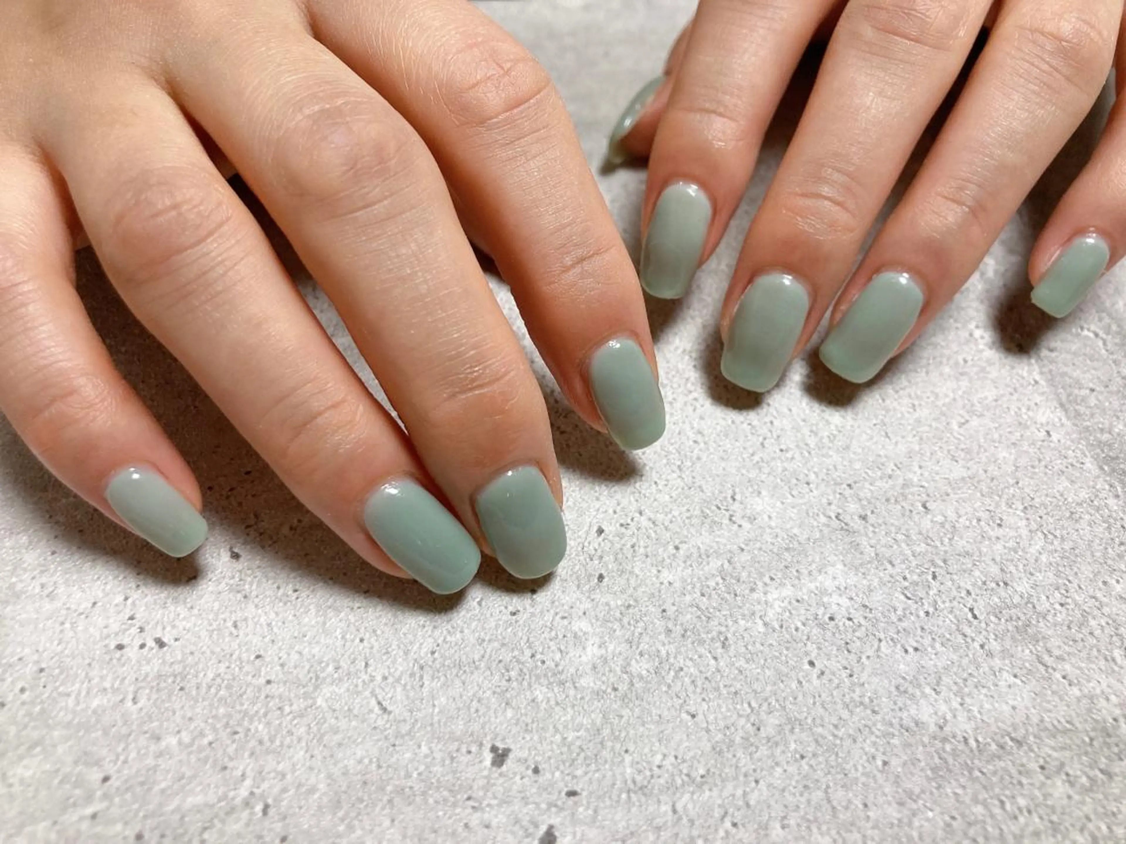 ネイル ワンカラーネイル 春ネイル kikinail 溝の口のネイルデザイン