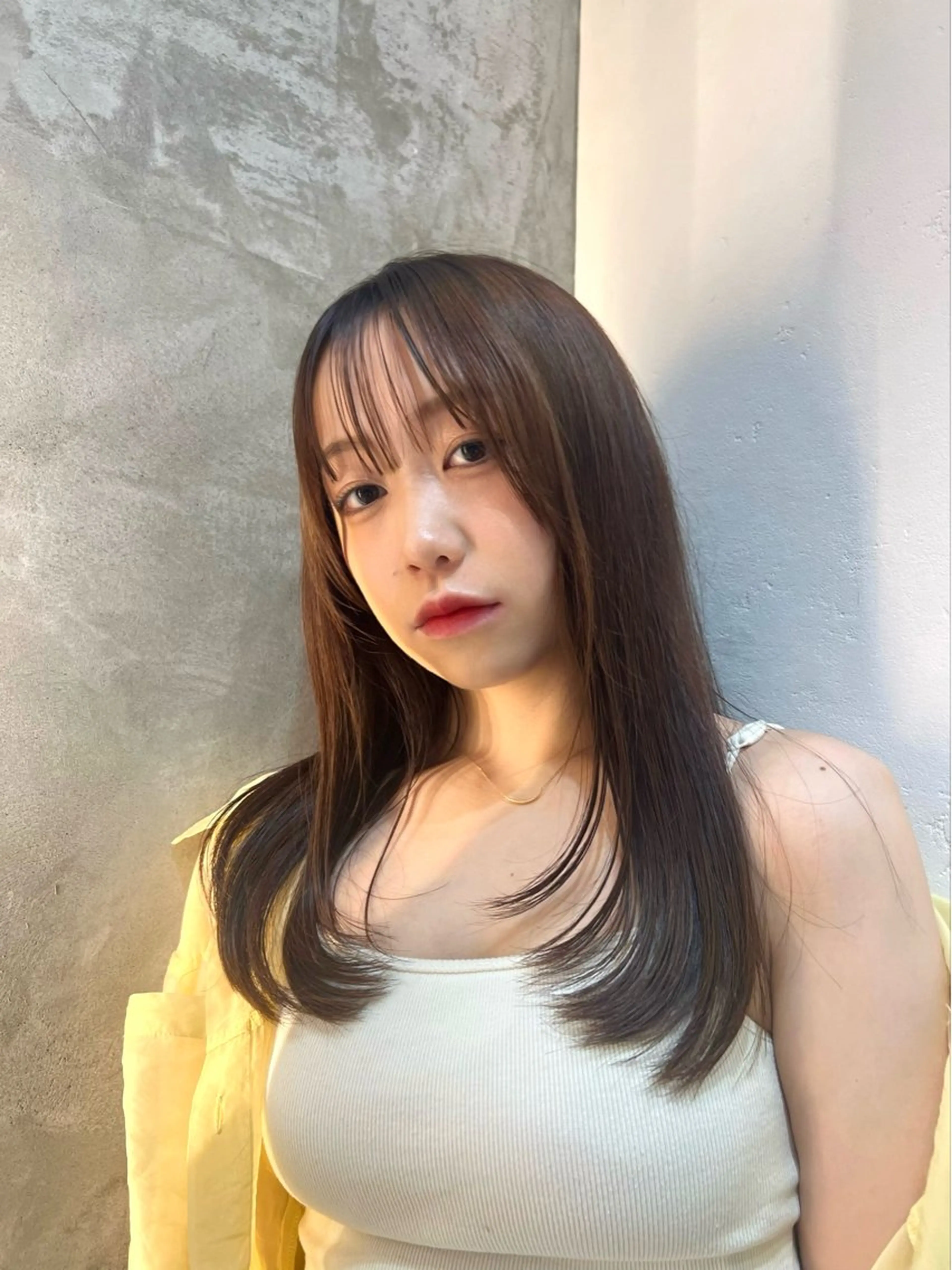 ロング レイヤーカット 宮嶋 蓮のヘアスタイル