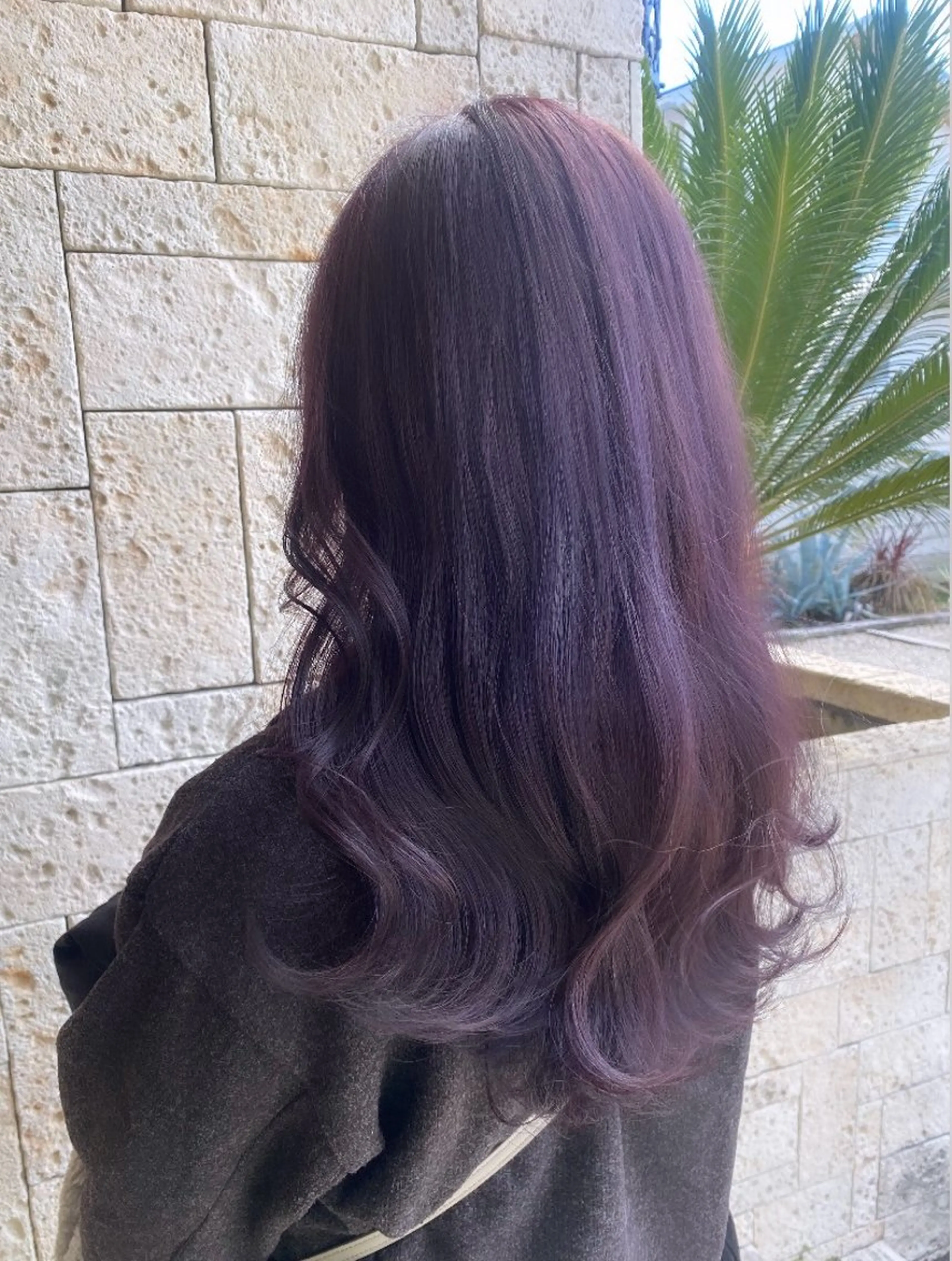 ロング カラー ヘアカラー トリートメント 中村 朱里のヘアスタイル