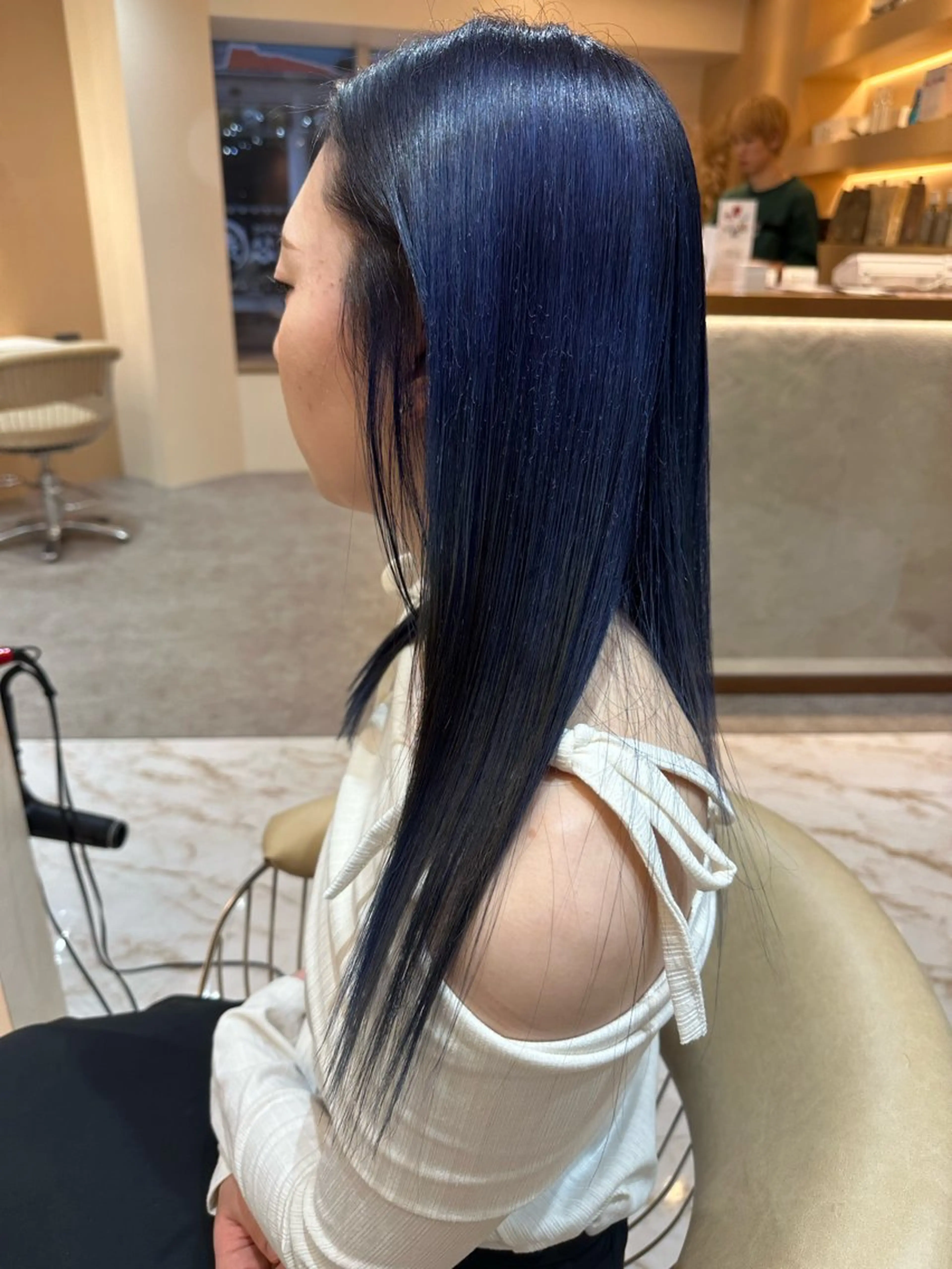 セミロング ヘアカラー トリートメント 下北沢suu所属・AYAKA 下北沢suuのヘアスタイル