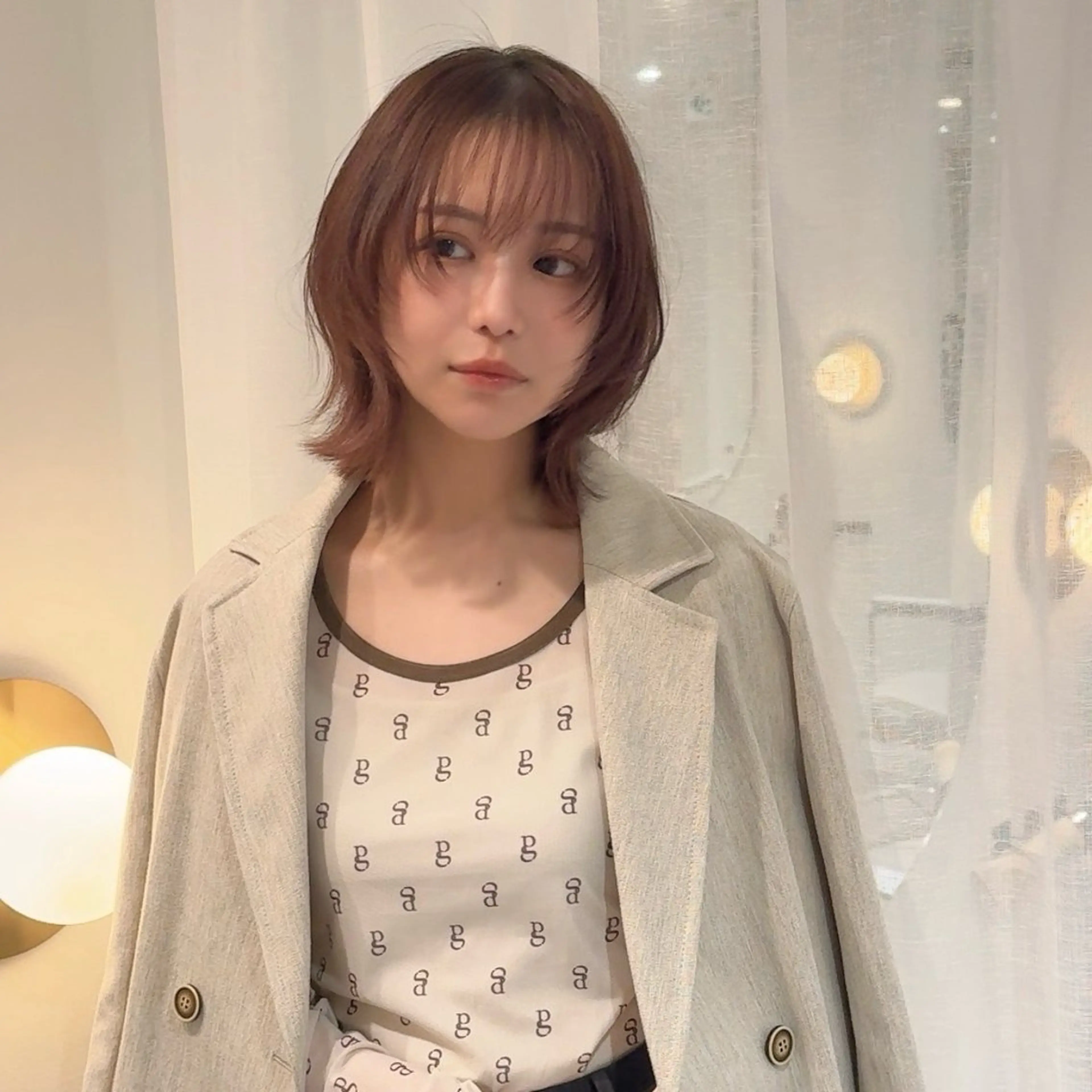 ミディアム 特化✨デザインカラー 白髪染め✨住田緋菜のヘアスタイル