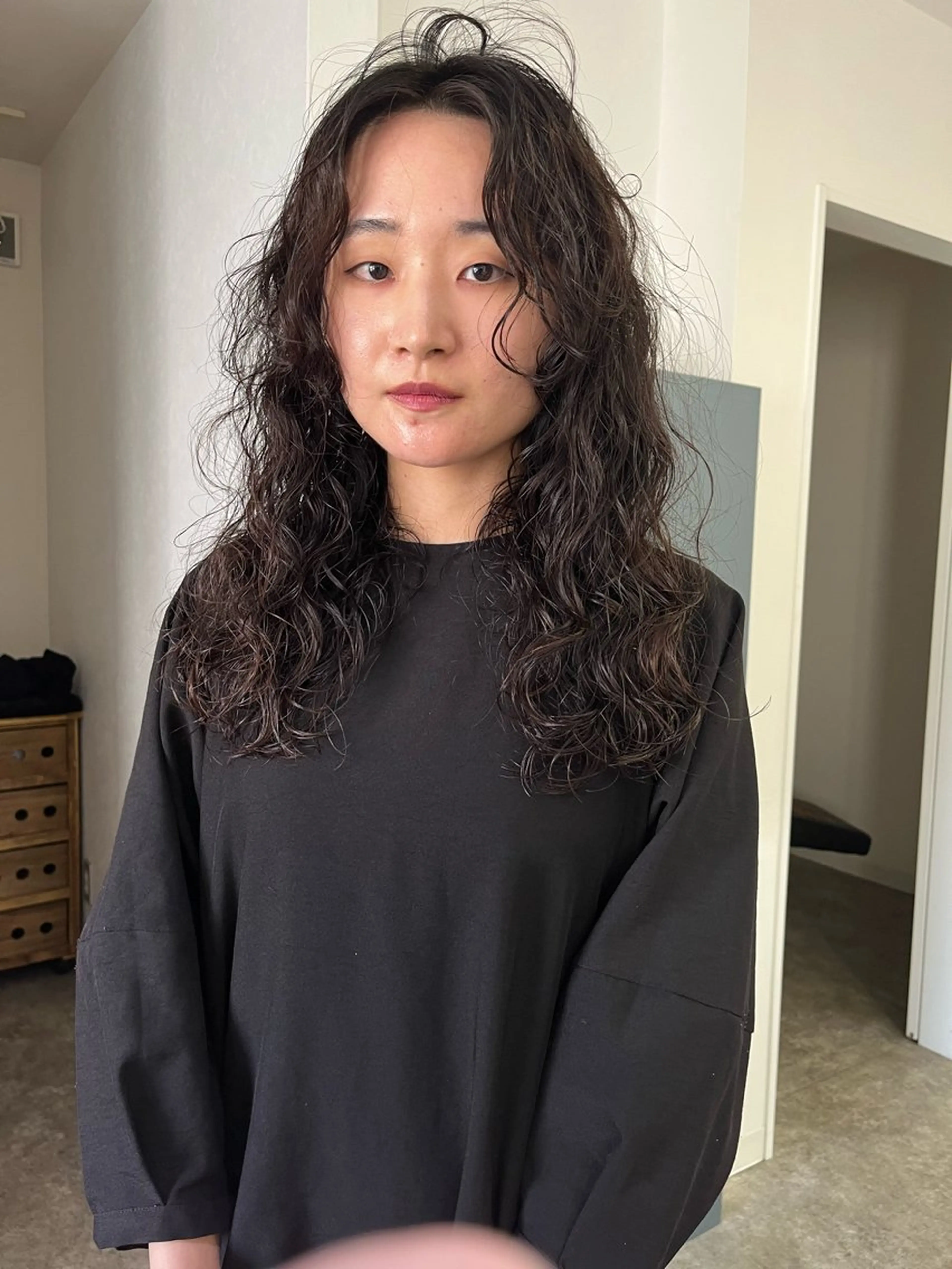 ロング カラー パーマ カット ヘアカラー パーマ トリートメント 金井京介/レイヤー /ボブパーマのヘアスタイル