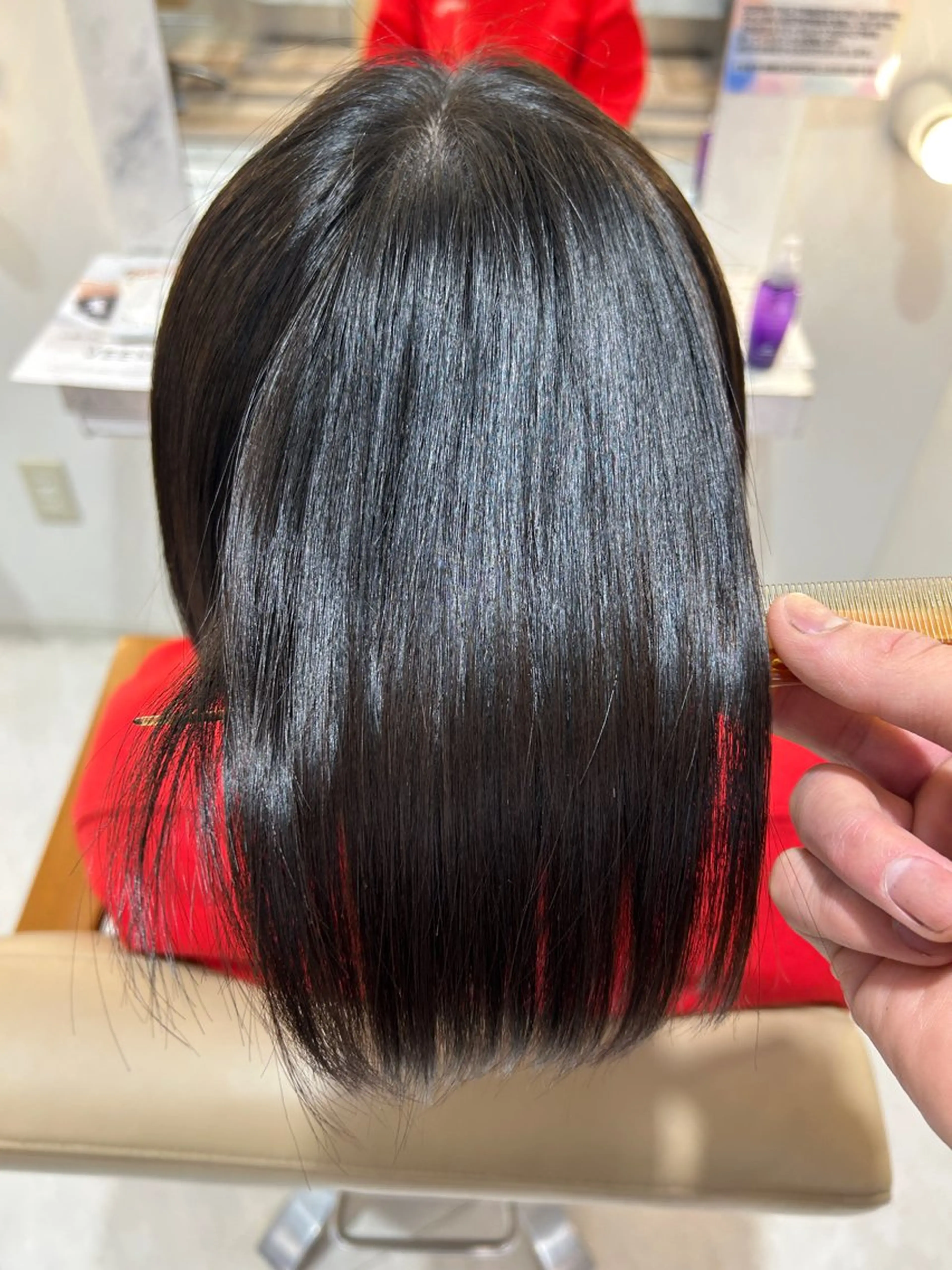 ショート カラー パーマ 髪質改善 トリートメント 野田阪神/レイヤー/ ハイライト/yuuのヘアスタイル