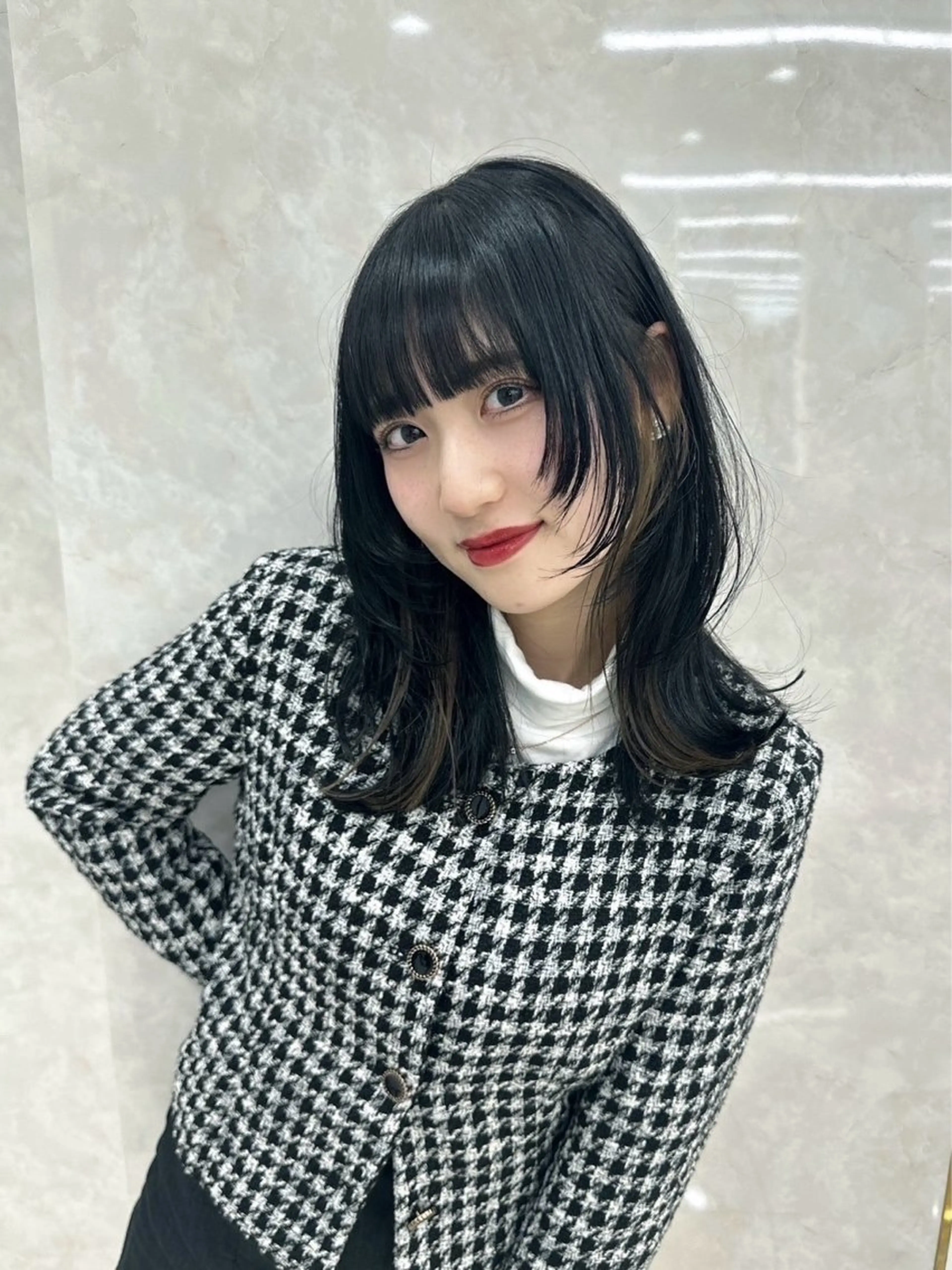 ミディアム 森田 真由香のヘアスタイル