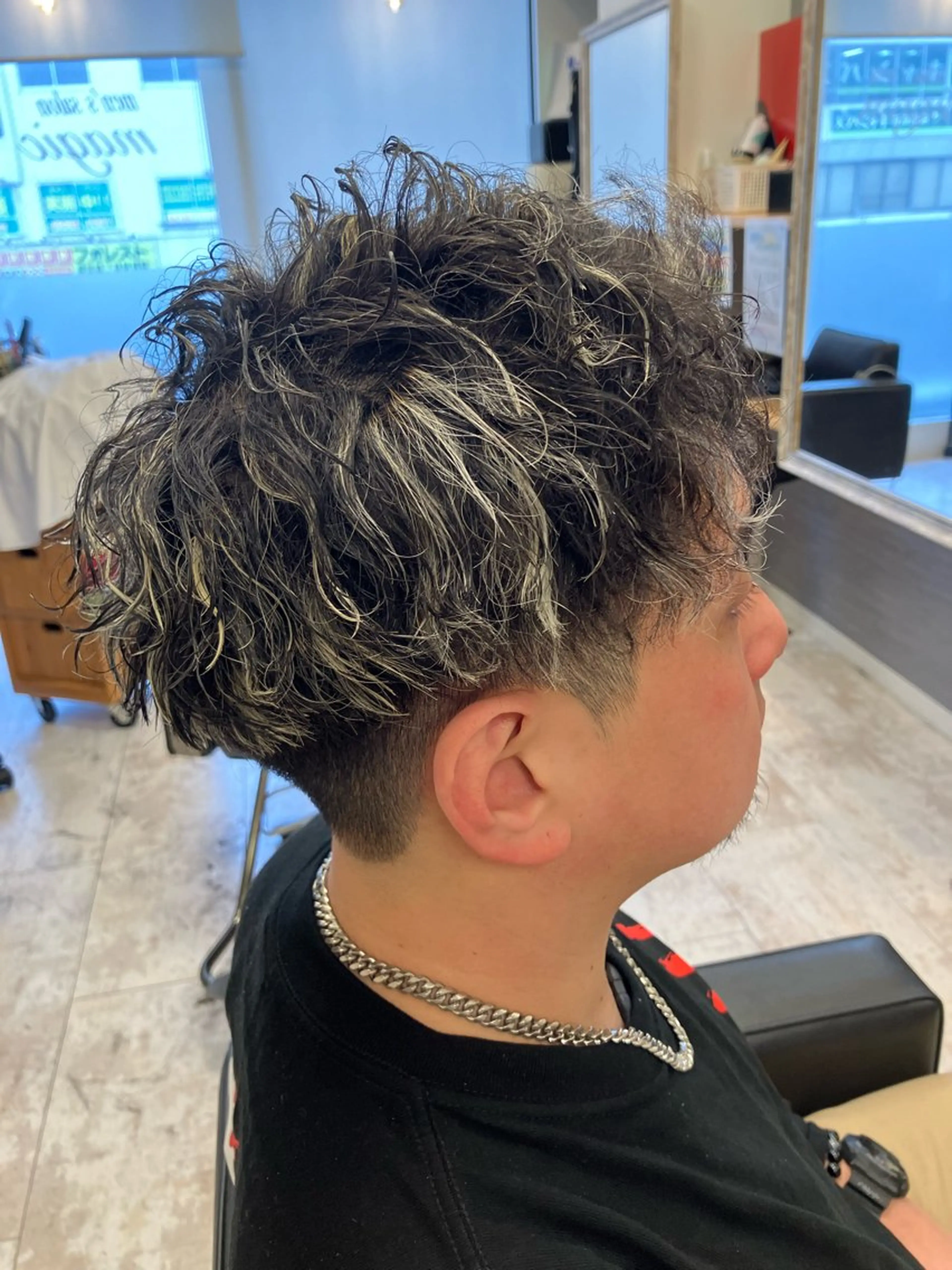 パーマ メンズ カット ヘアカラー パーマ メンズ特化/パーマ/ フェードWATARUのヘアスタイル