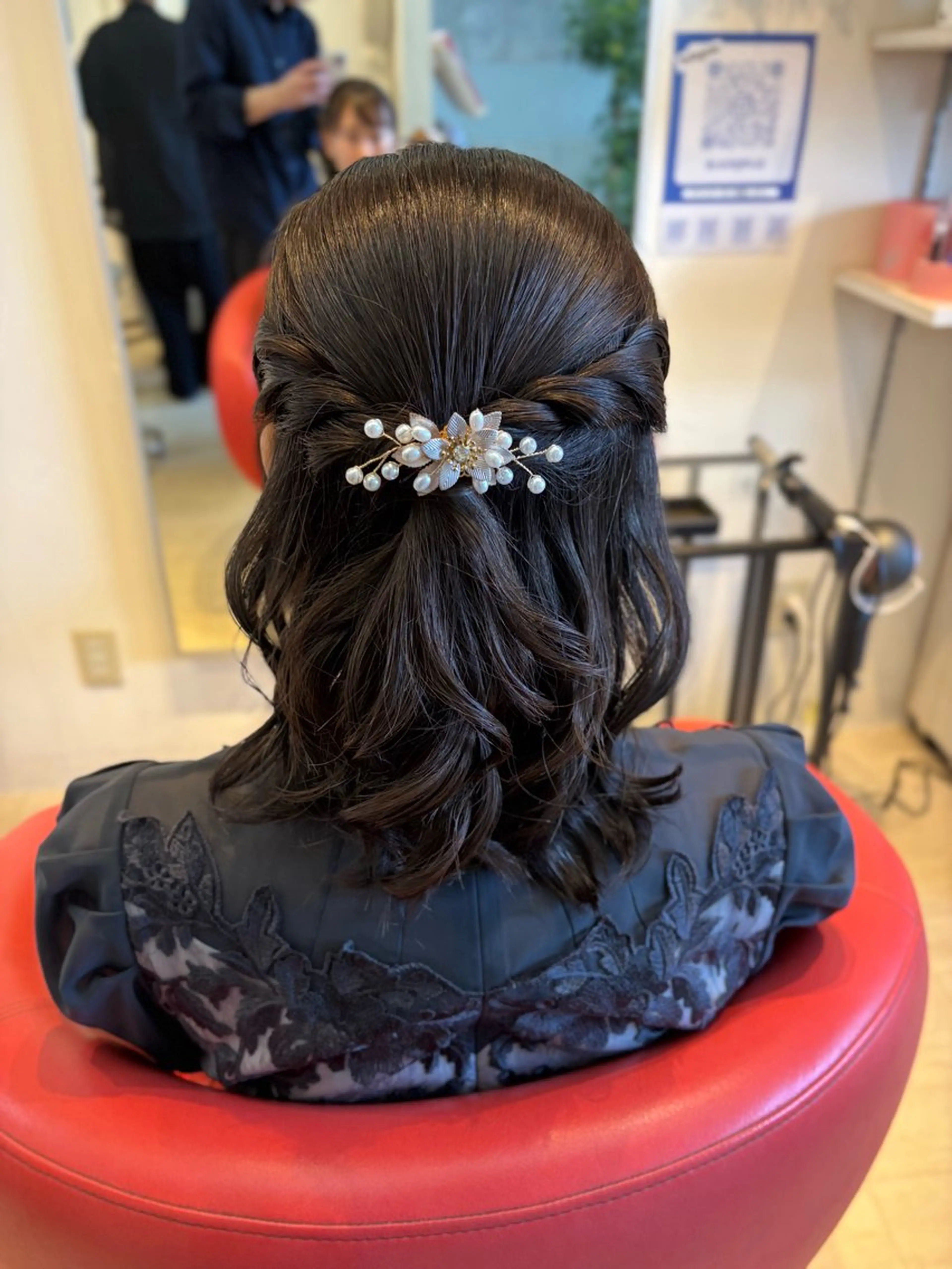 セミロング ヘアセット lachiq R+ カイトのヘアスタイル