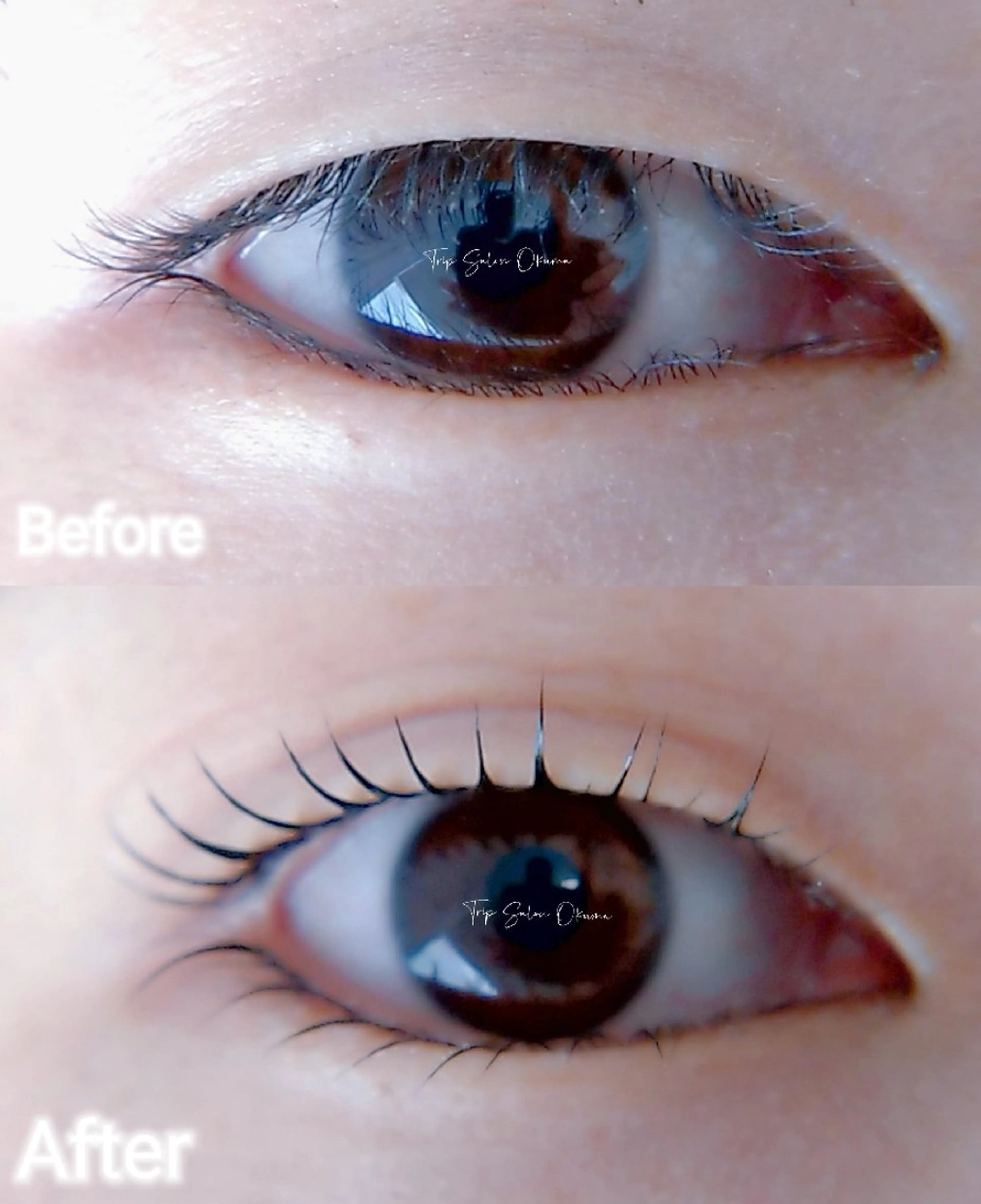 マツエク・マツパ 一重×まつ毛パーマ マツパ Trip Salon Okuma所属・❤LEDまつぱ❤那覇 🅿️有、泉崎のマツエク・マツパデザイン