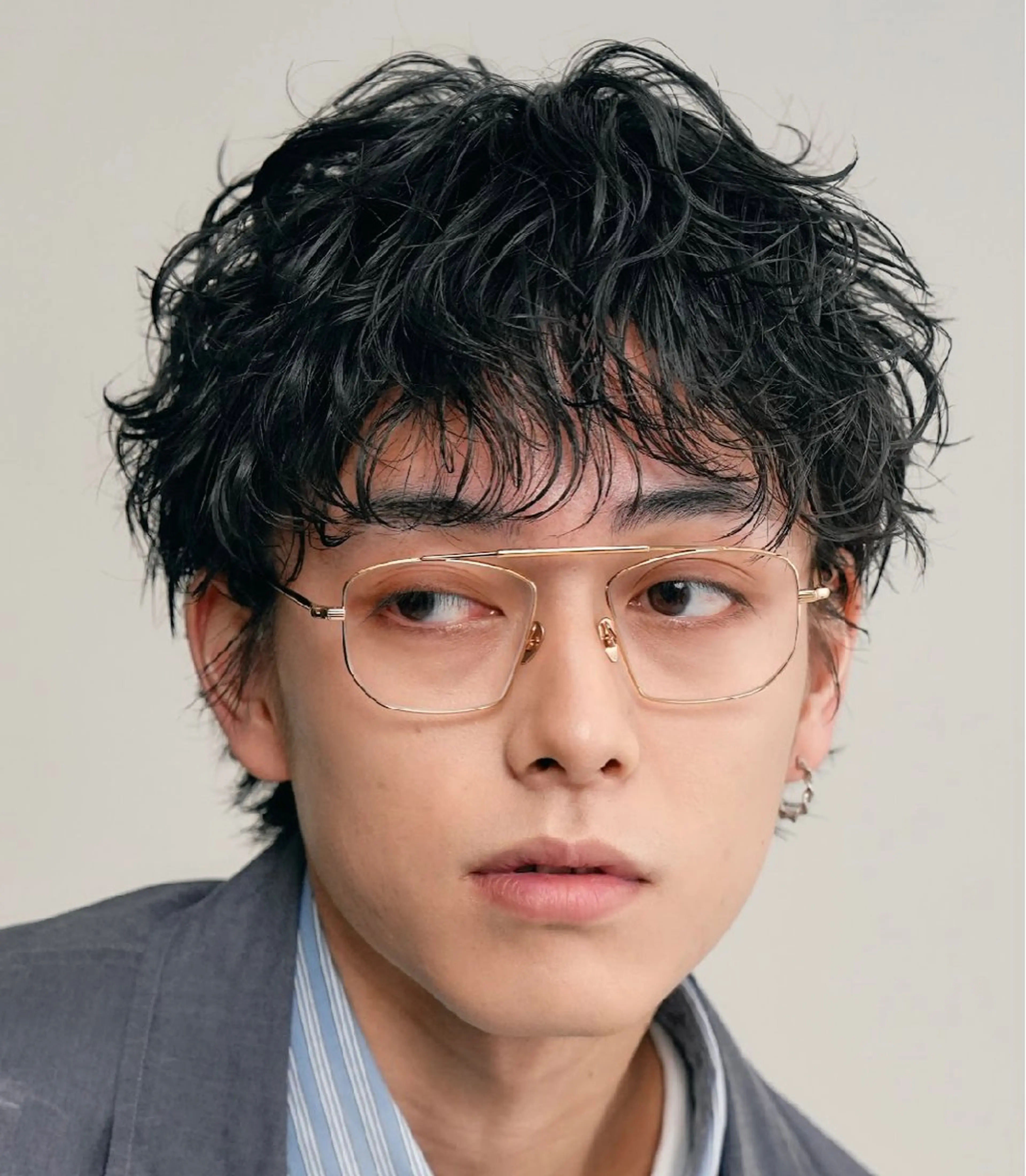 パーマ メンズ センターパート マッシュ メンズパーマ プードルパーマ メンズツイストパーマ カット パーマ トリートメント 仙台フェザーパーマ/ fifth/遠藤楓雅のヘアスタイル