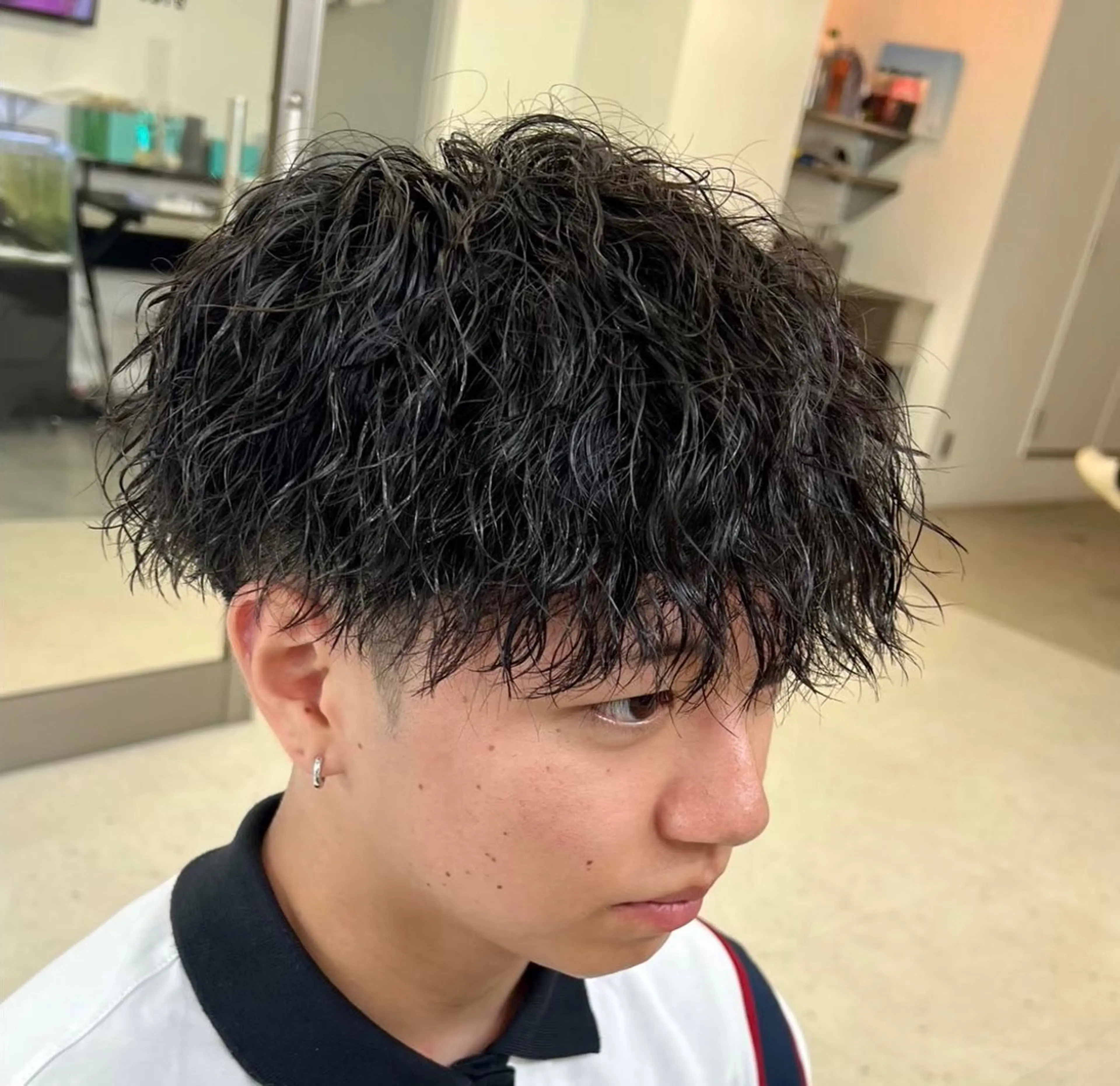 パーマ メンズ メンズパーマ ツイストスパイラルパーマ スパイラルパーマ 横浜メンズマッシュ カット/ショウゴのヘアスタイル