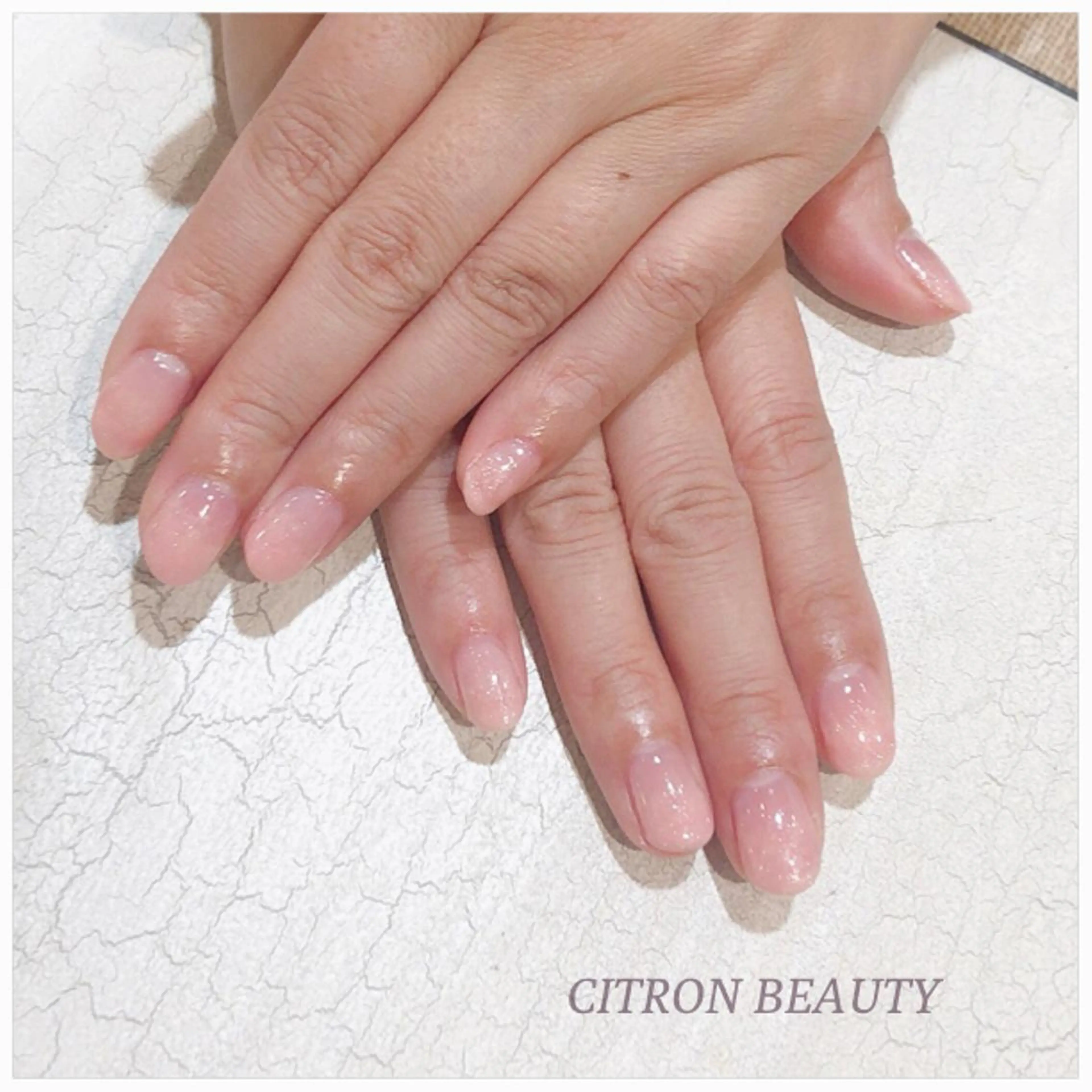 ネイル ジェルネイル シンプルネイル CITRON NAIL💅練習生のネイルデザイン