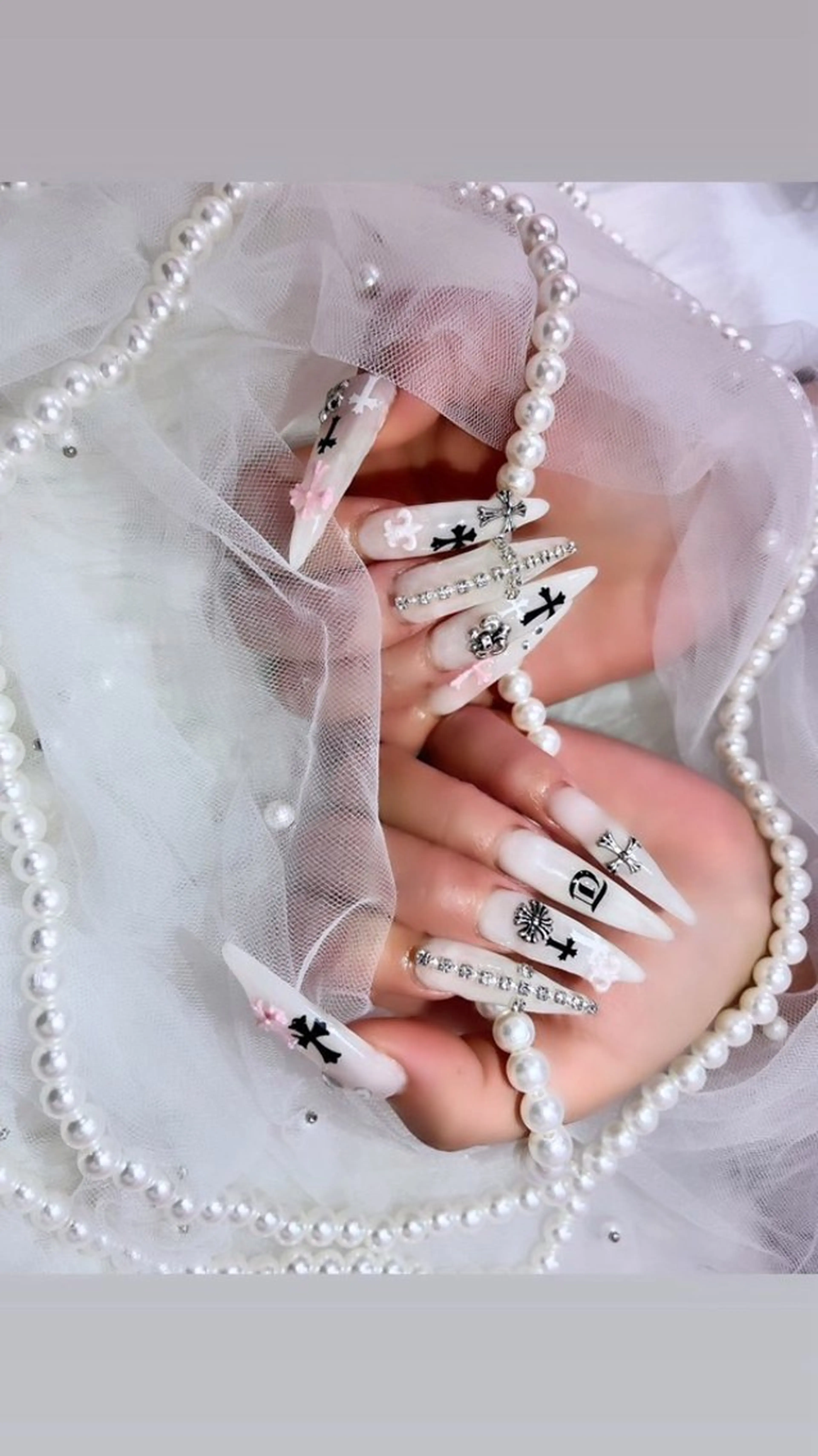 ネイル ロングネイル スカルプネイル ワンホンネイル ハンドネイル icy nail れいあのネイルデザイン
