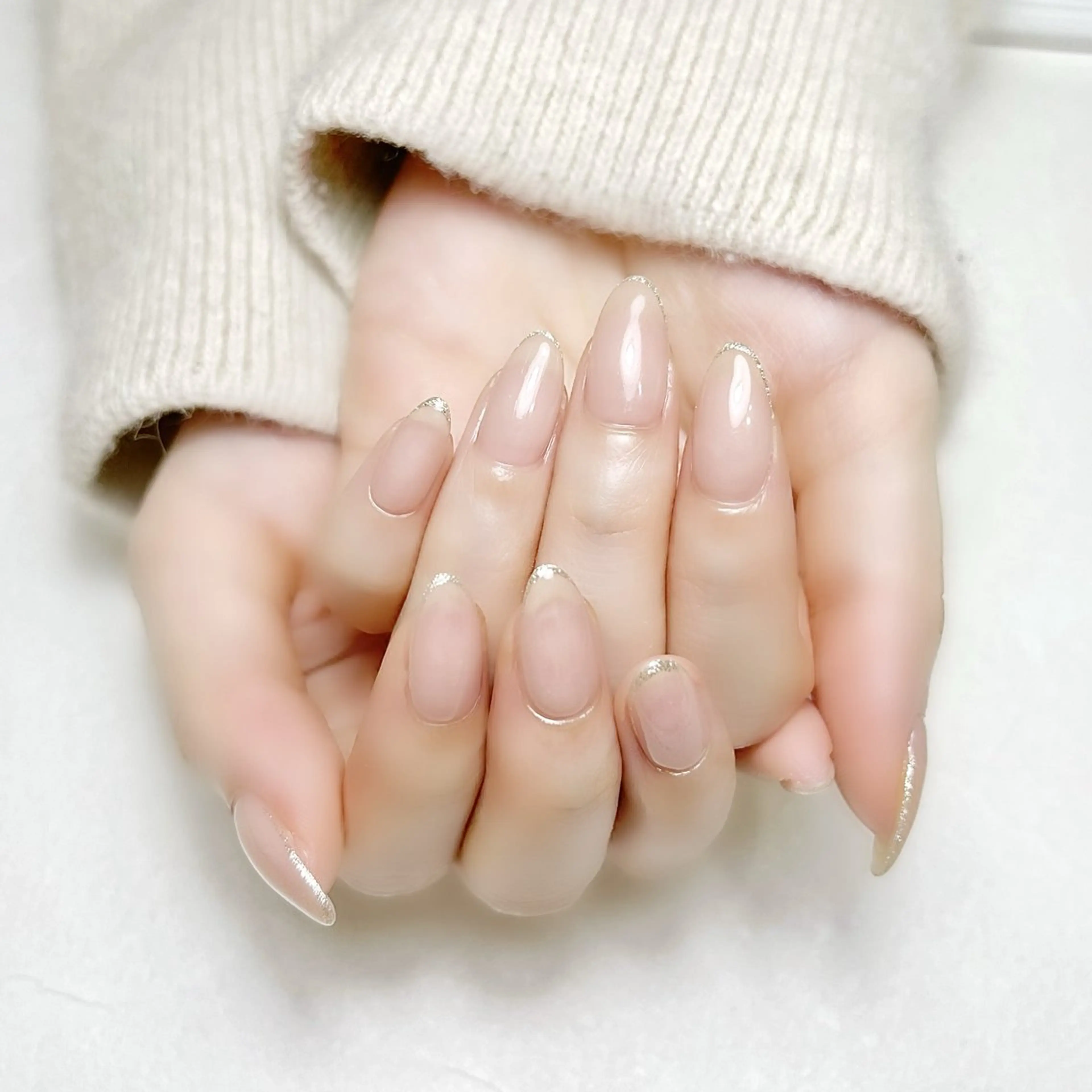 ネイル ラメ(グリッター) オフィスネイル ワンカラーネイル rouse nail RISATOのネイルデザイン