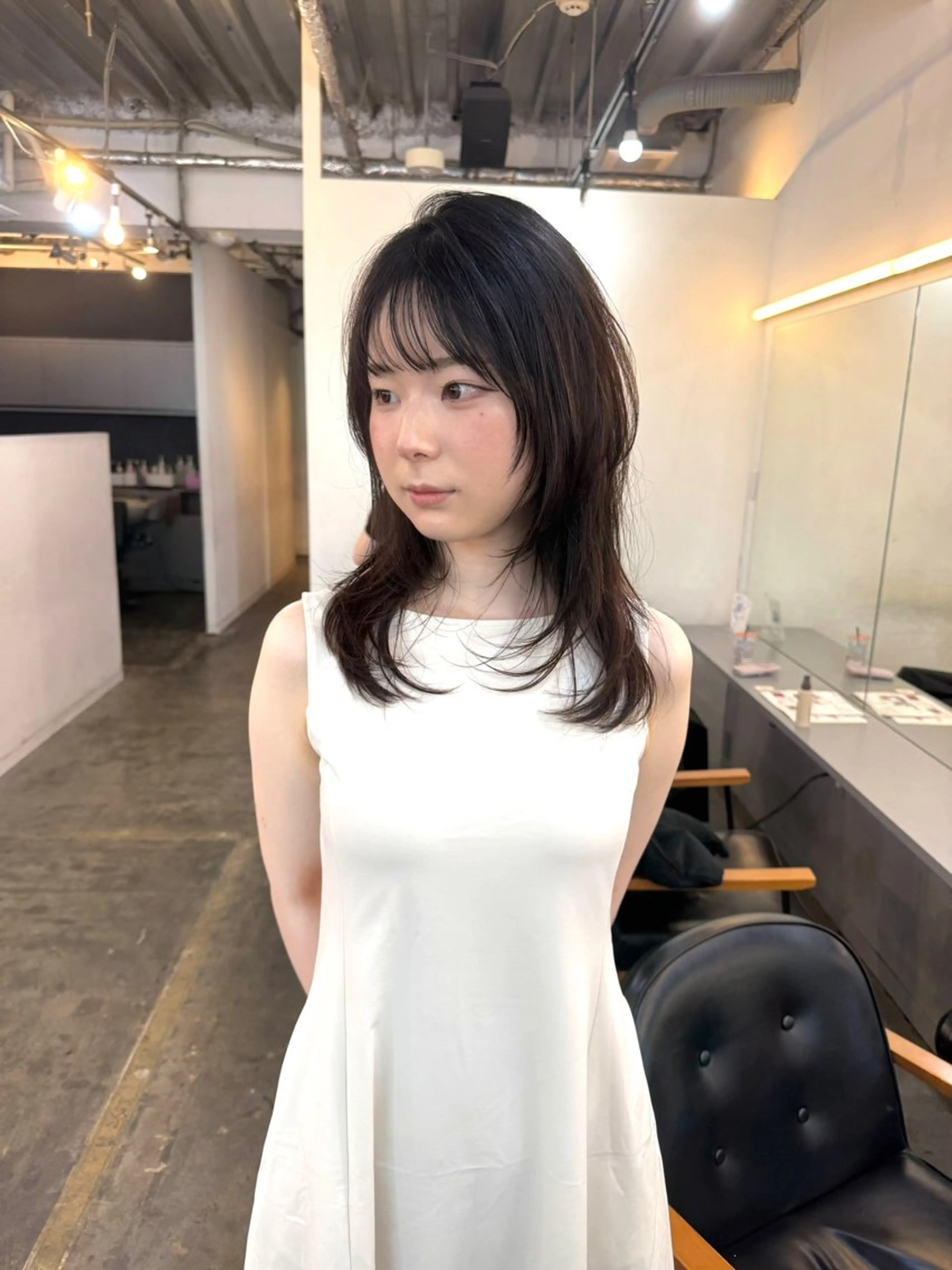 ロング カラー ヘアカラー トリートメント 🪡韓国レイヤー /髪質改善/菊池🪡のヘアスタイル