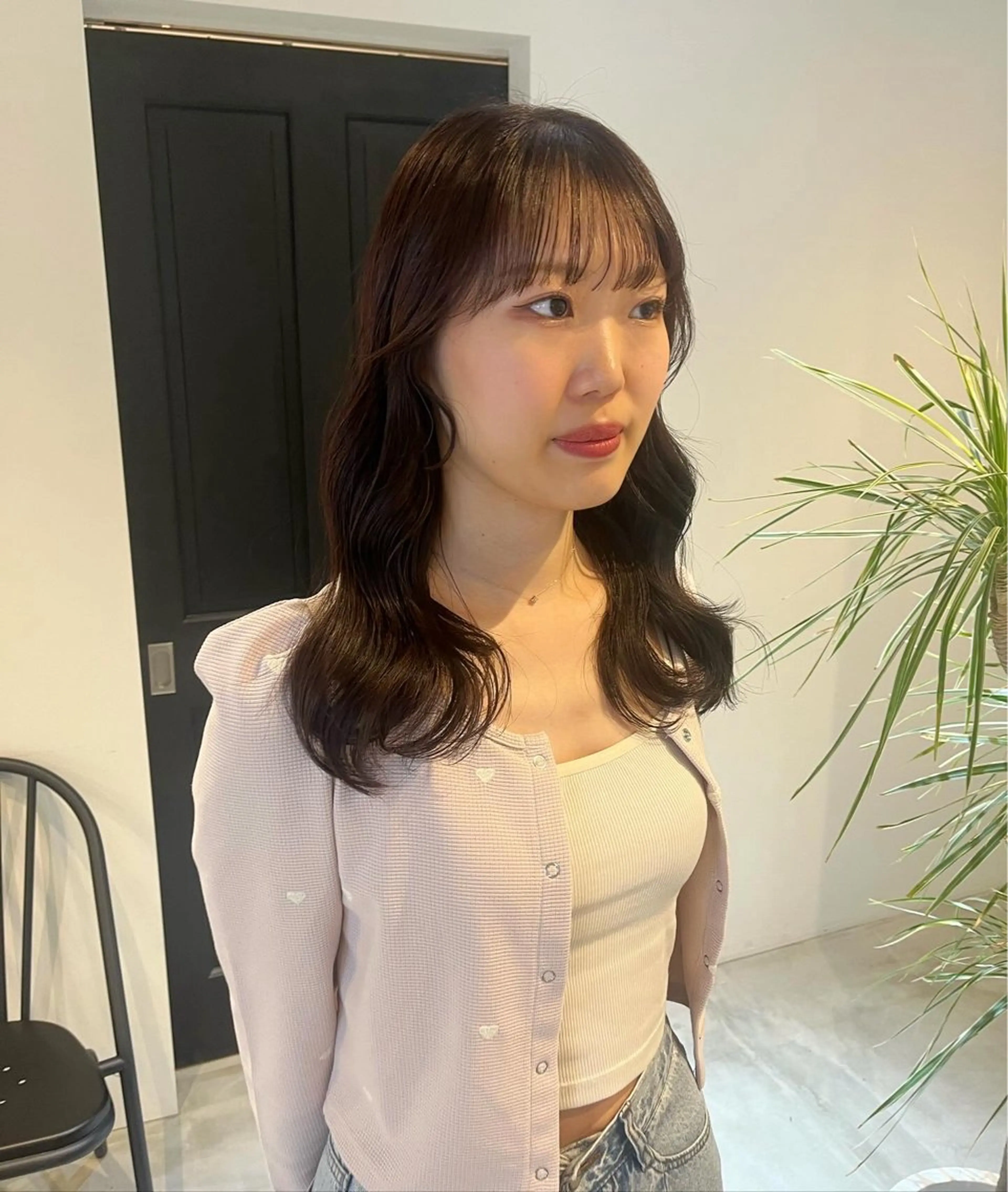 セミロング ALLYS 渋谷店所属・最高級の艶のある カラーmei🎨のヘアスタイル