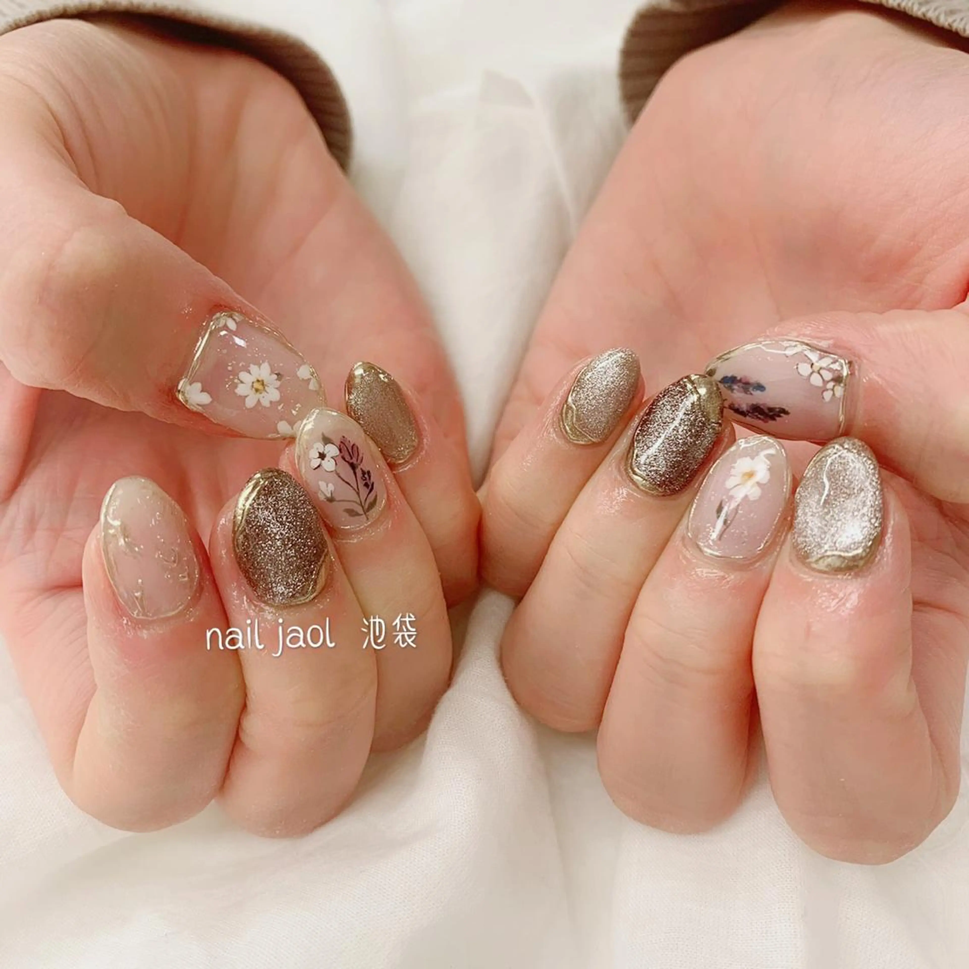 ミディアム nail jaol池袋店所属・ネイルJaol 池袋のネイルデザイン