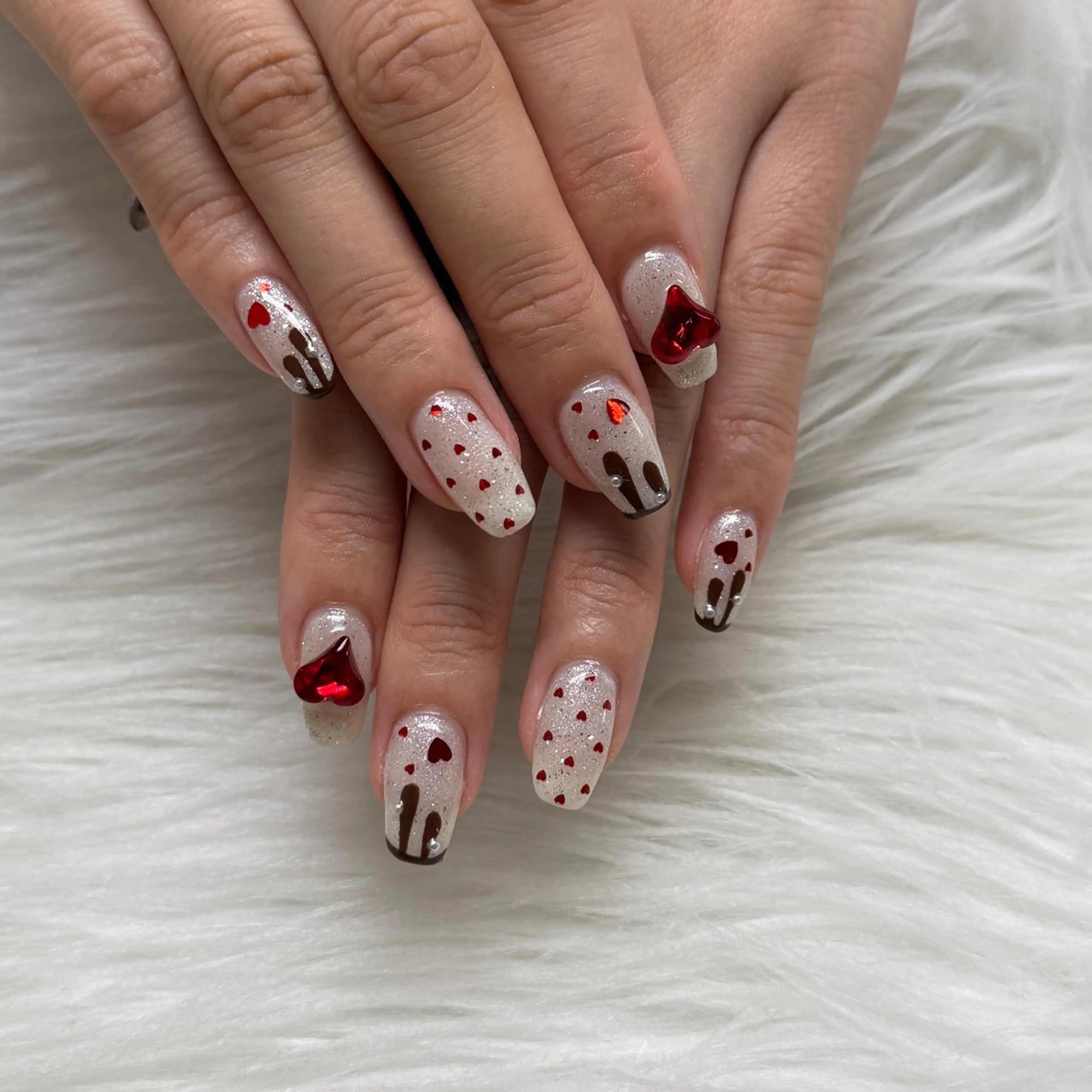 ネイル 💖長さだし/GAL /𝓜𝓲𝓸💖のネイルデザイン