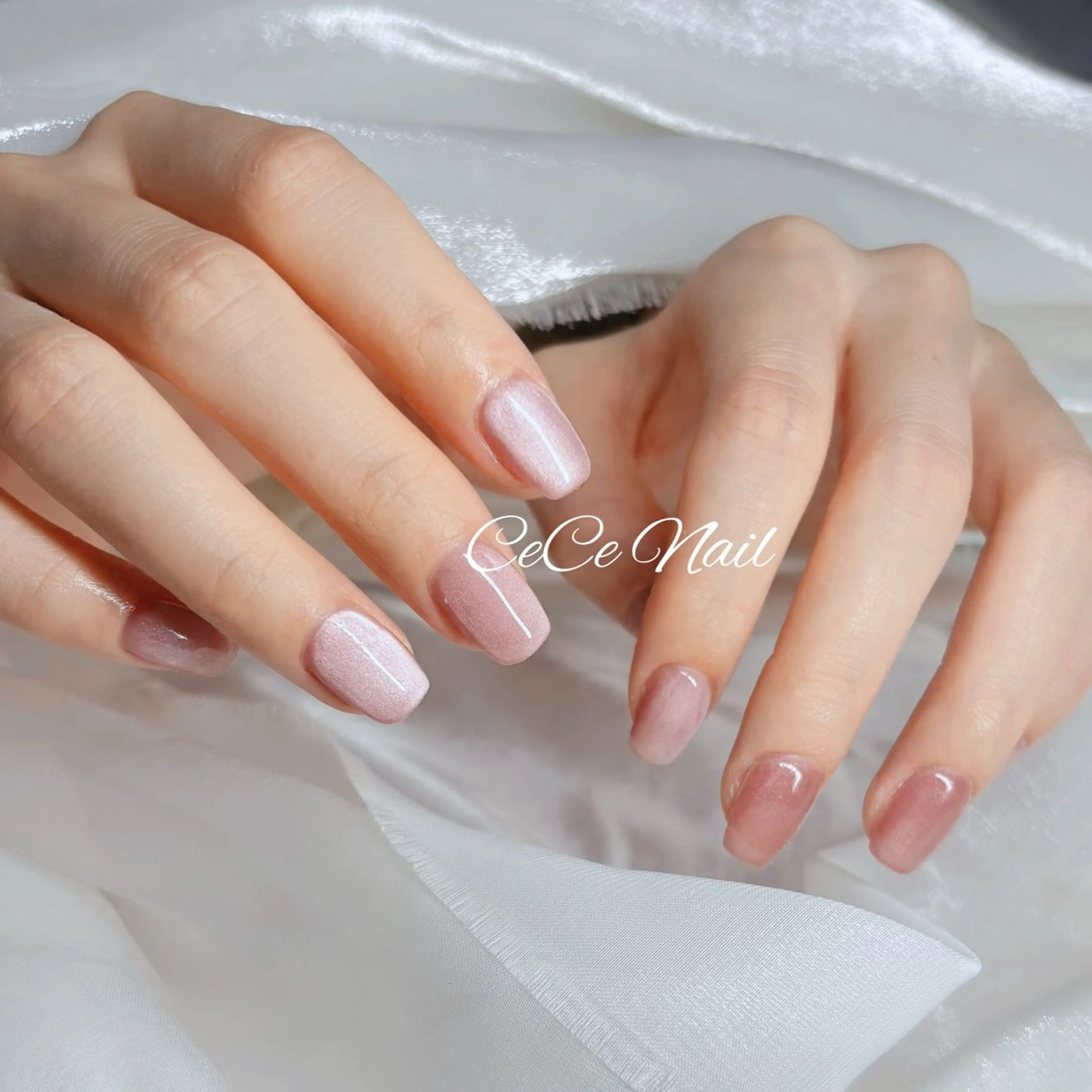 ネイル ハンドネイル CeCe Garden所属・CeCeGarden ✨️キラキラワンホンのネイルデザイン