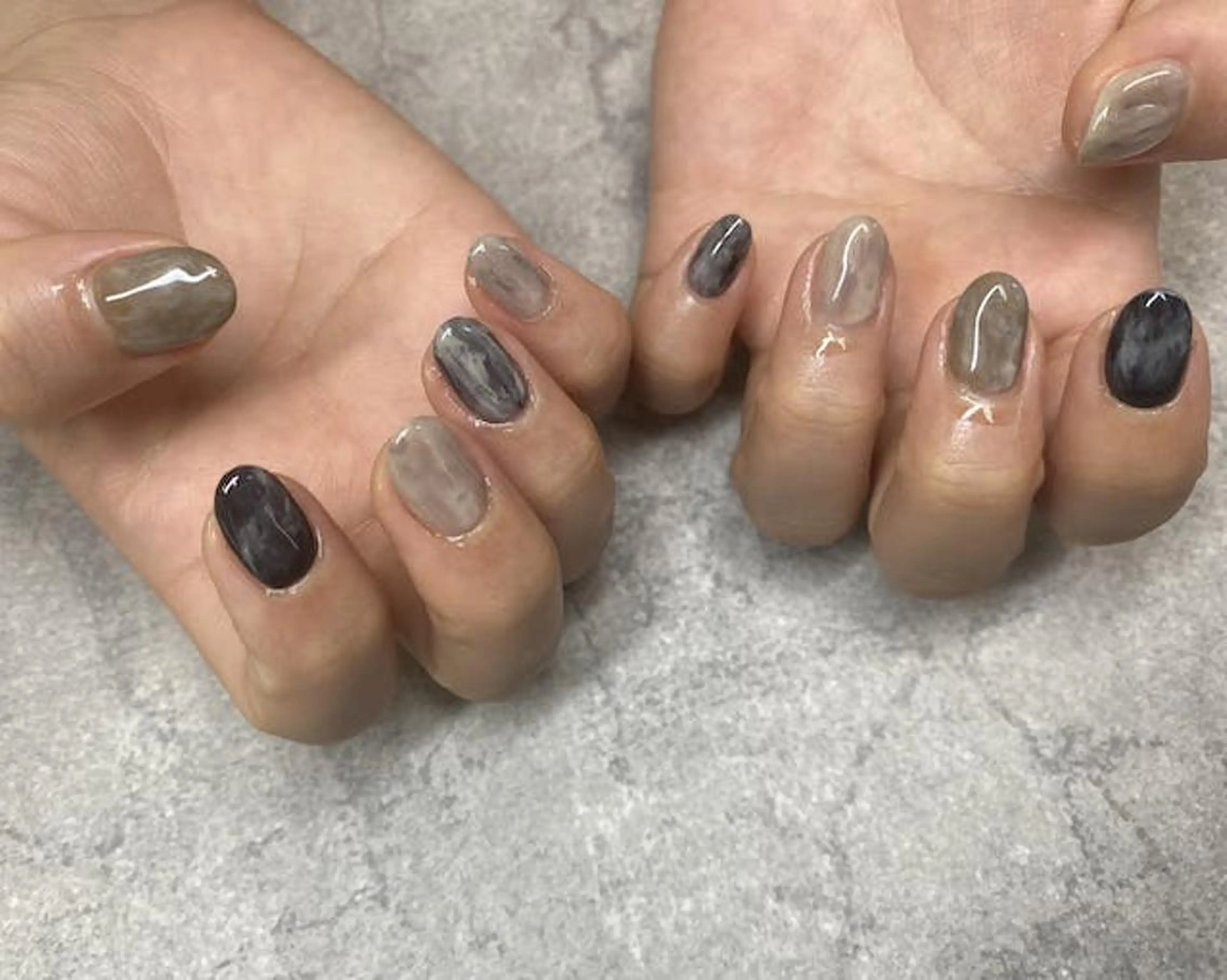 ネイル フットネイル フレンチネイル グラデーション キラキラネイル 韓国ネイル ハンドネイル ハンドケア FASTNAIL PLUS 新宿店のネイルデザイン