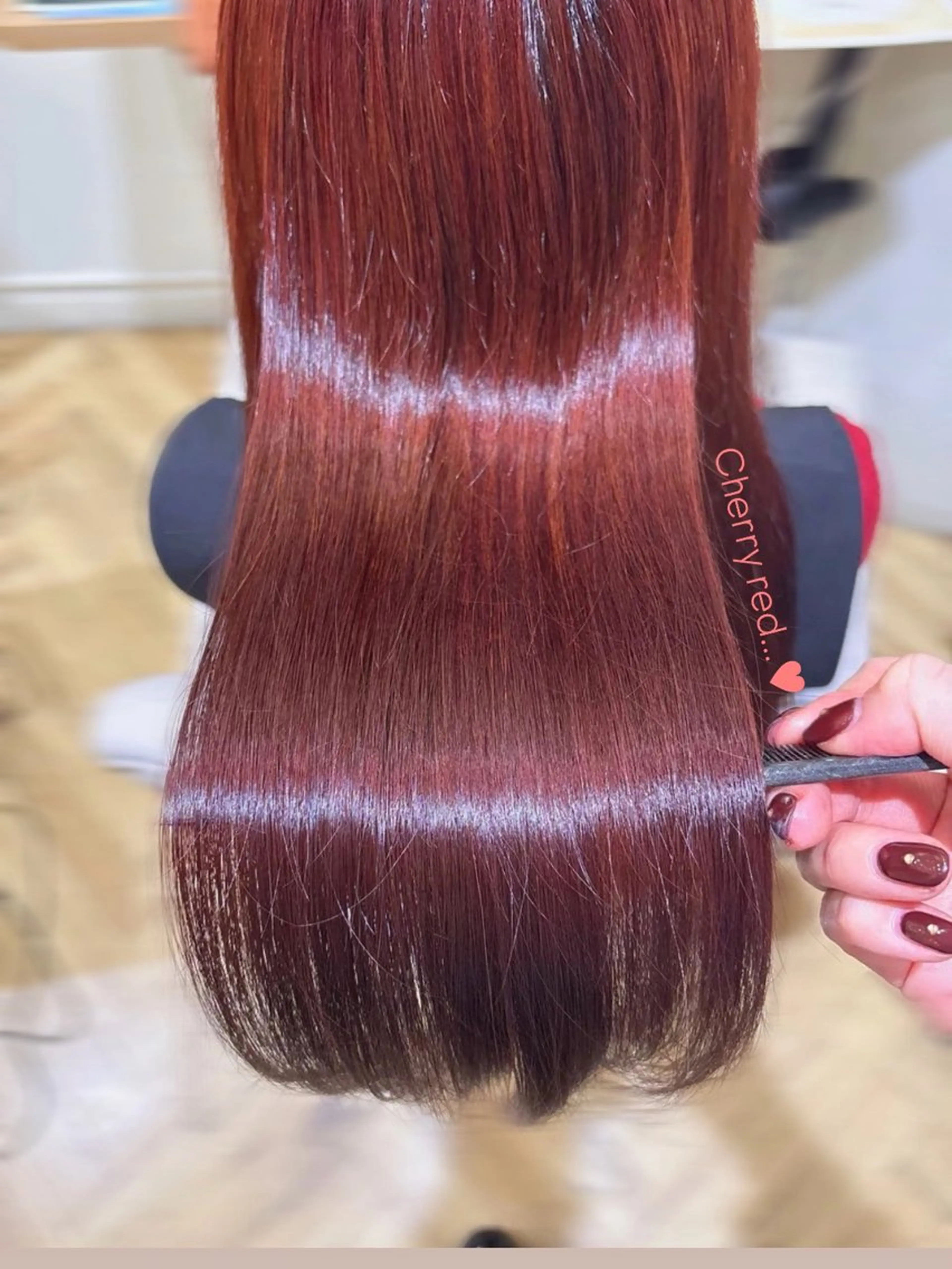 ロング カラー ブリーチ ダブルカラー ブリーチなしカラー ピンクカラー カット ヘアカラー トリートメント 🌷MIREA🌷 LUANA 難波店のヘアスタイル