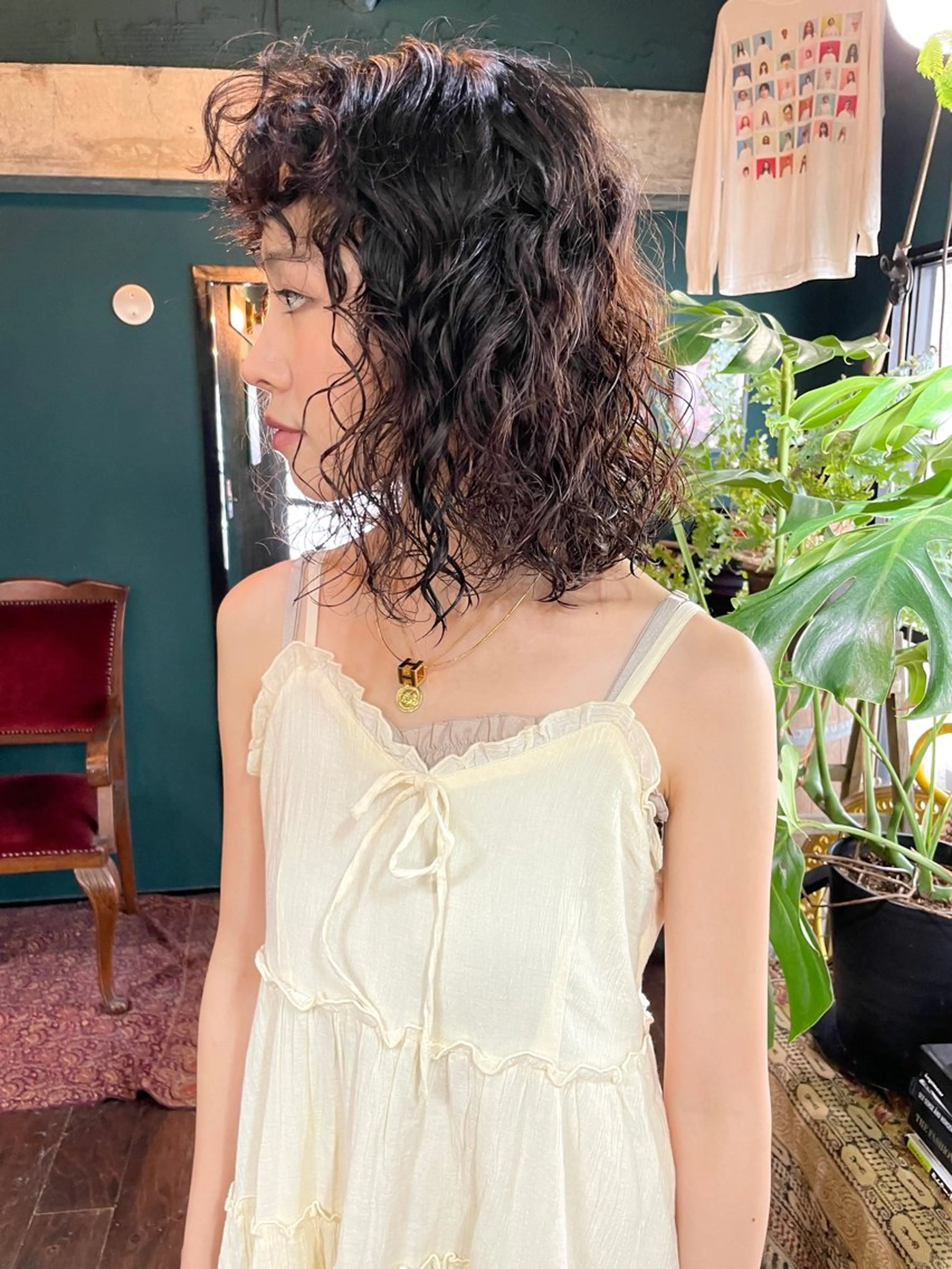 ミディアム カット パーマ トリートメント vivre libre所属・vivre libreのヘアスタイル