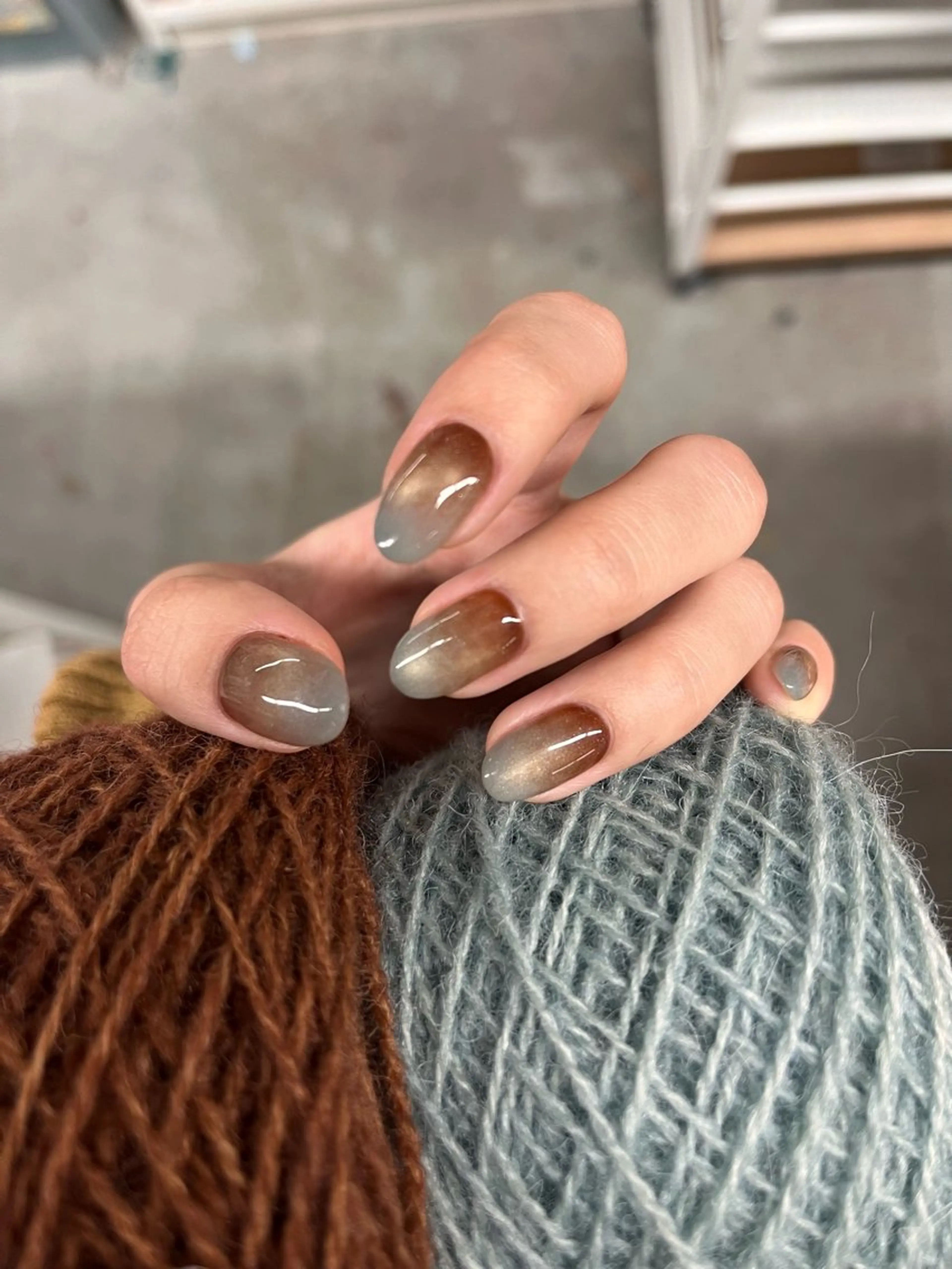 ネイル マグネットネイル 大阪/堀江ニュアンス KASUMIのネイルデザイン