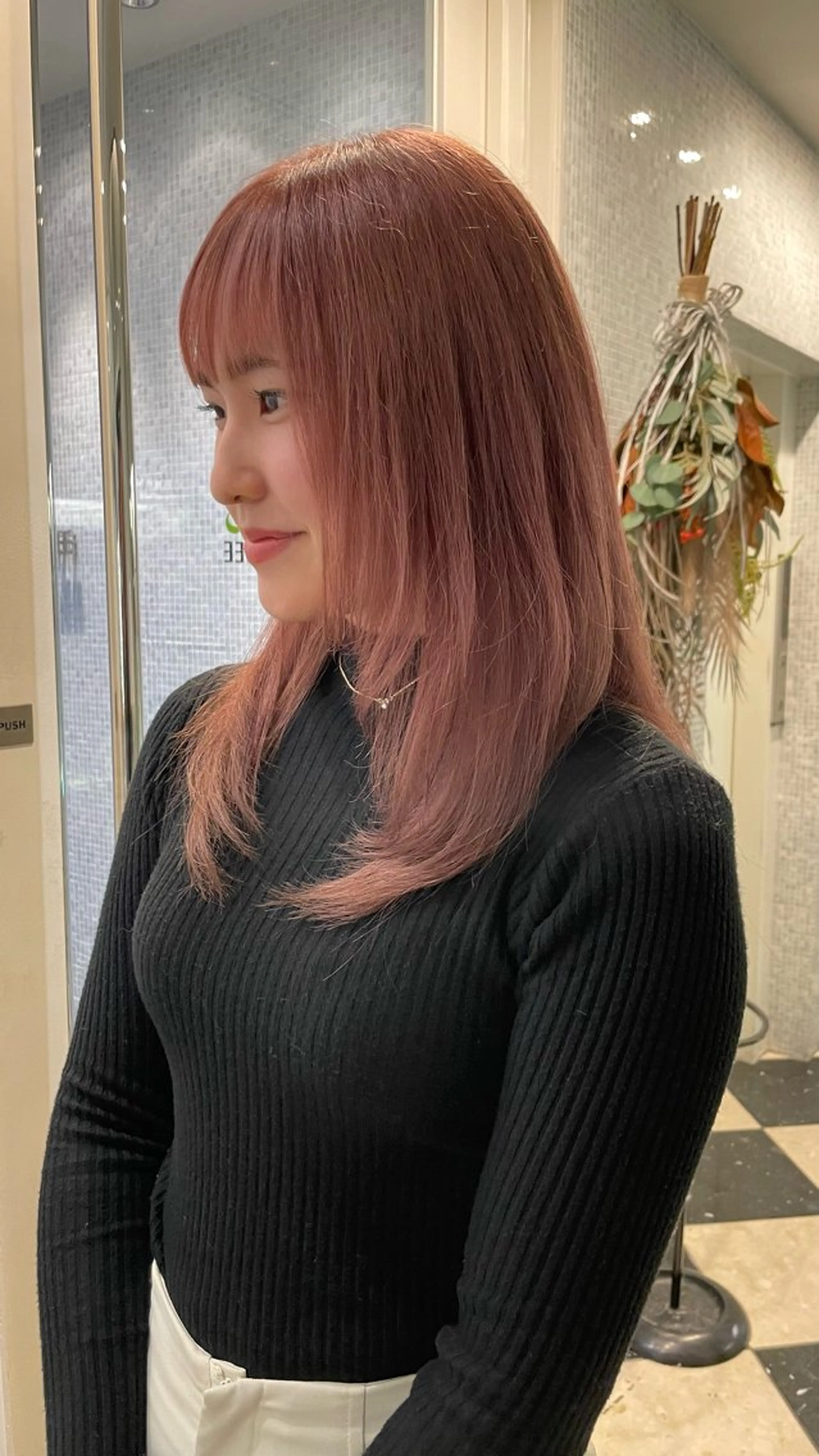ミディアム カラー カット/パーマ/ カラー林本　南壱人のヘアスタイル