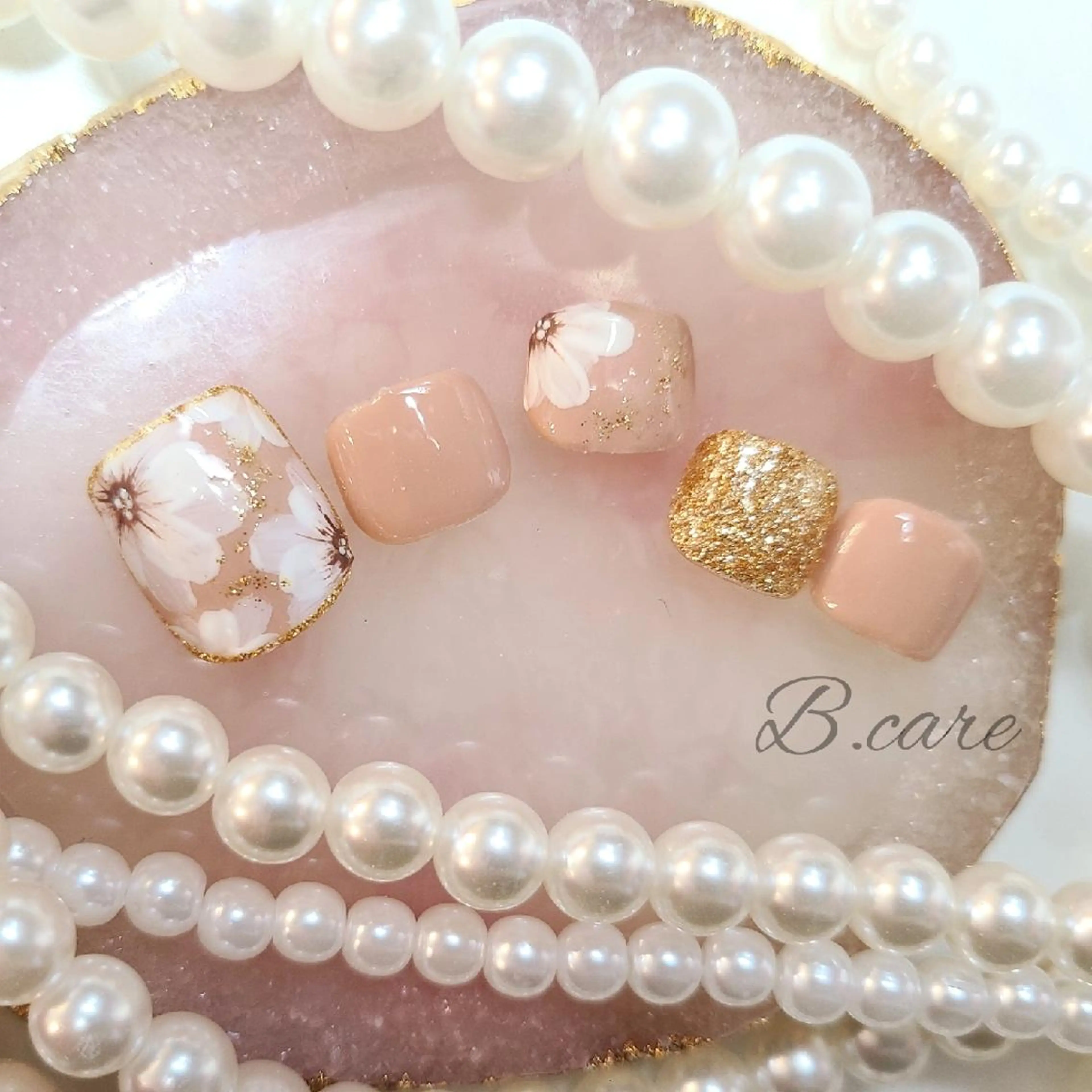 フットネイル(オフ無し)￥6480の写真