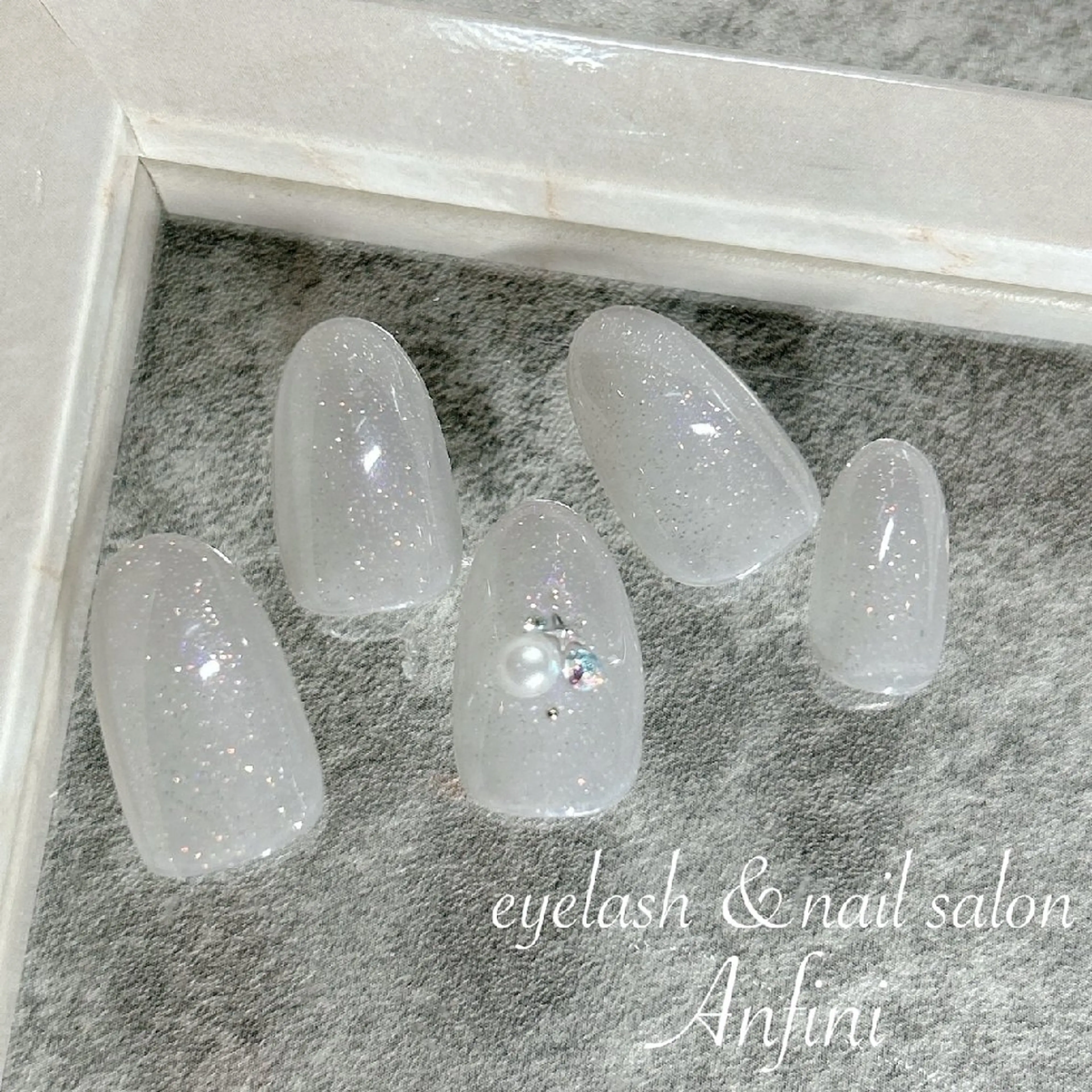 ネイル 冬ネイル nailsalon Anfiniのネイルデザイン
