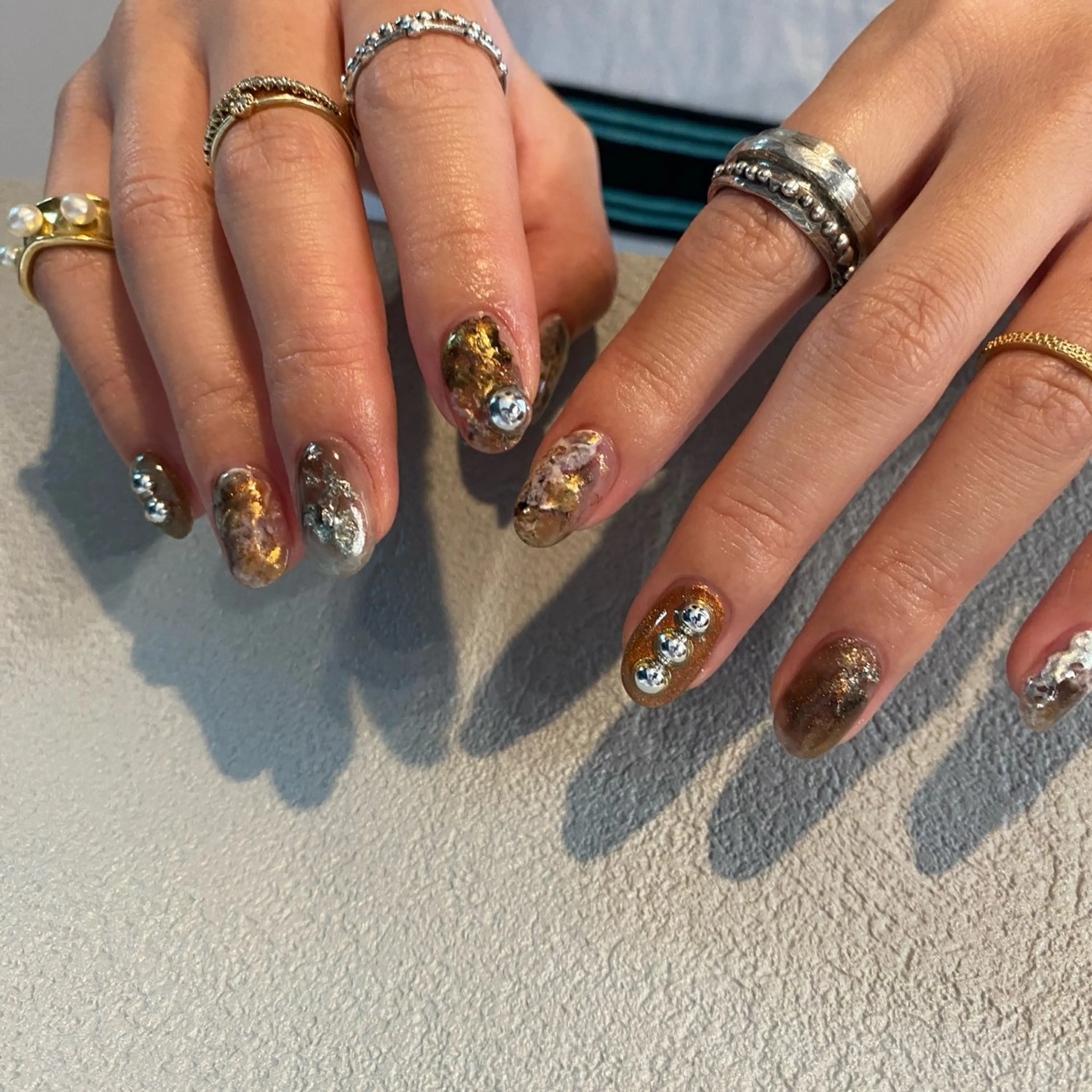 ネイル ハンドネイル Allure小山店 アミのネイルデザイン