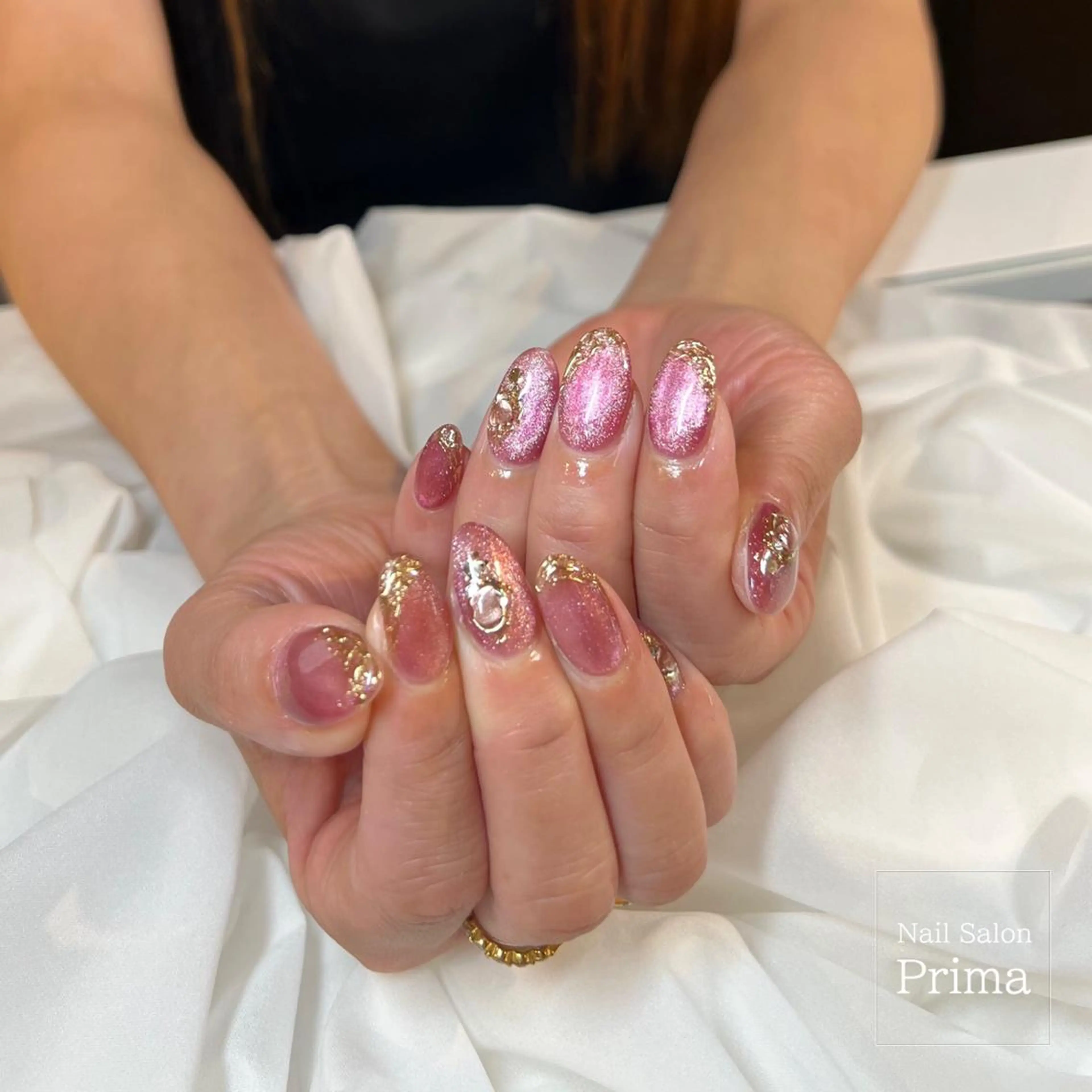 セミロング ネイル SalonPrima Nail & Eyeのマツエク・マツパデザイン