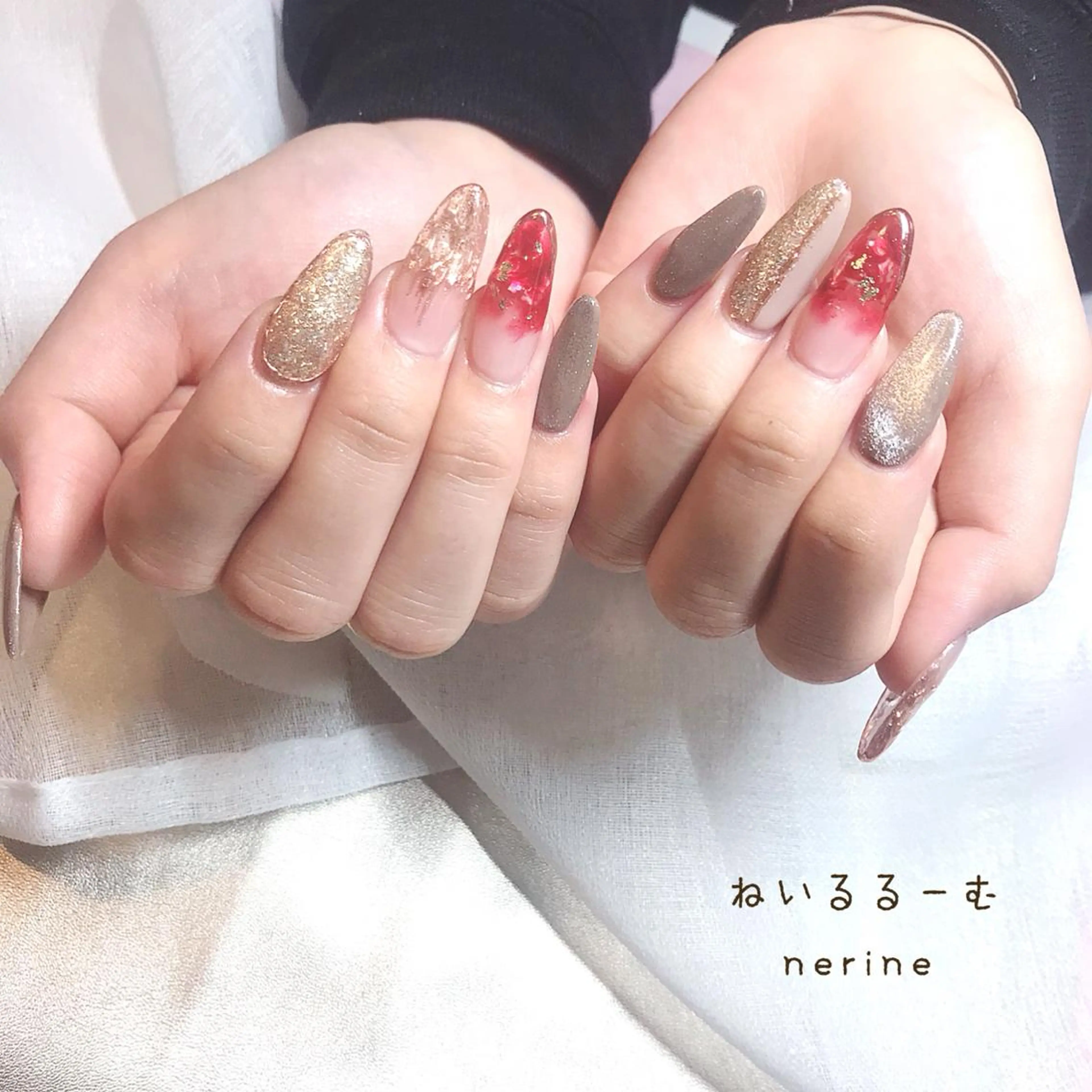 ネイル 成人式 NAILST Naomiのネイルデザイン