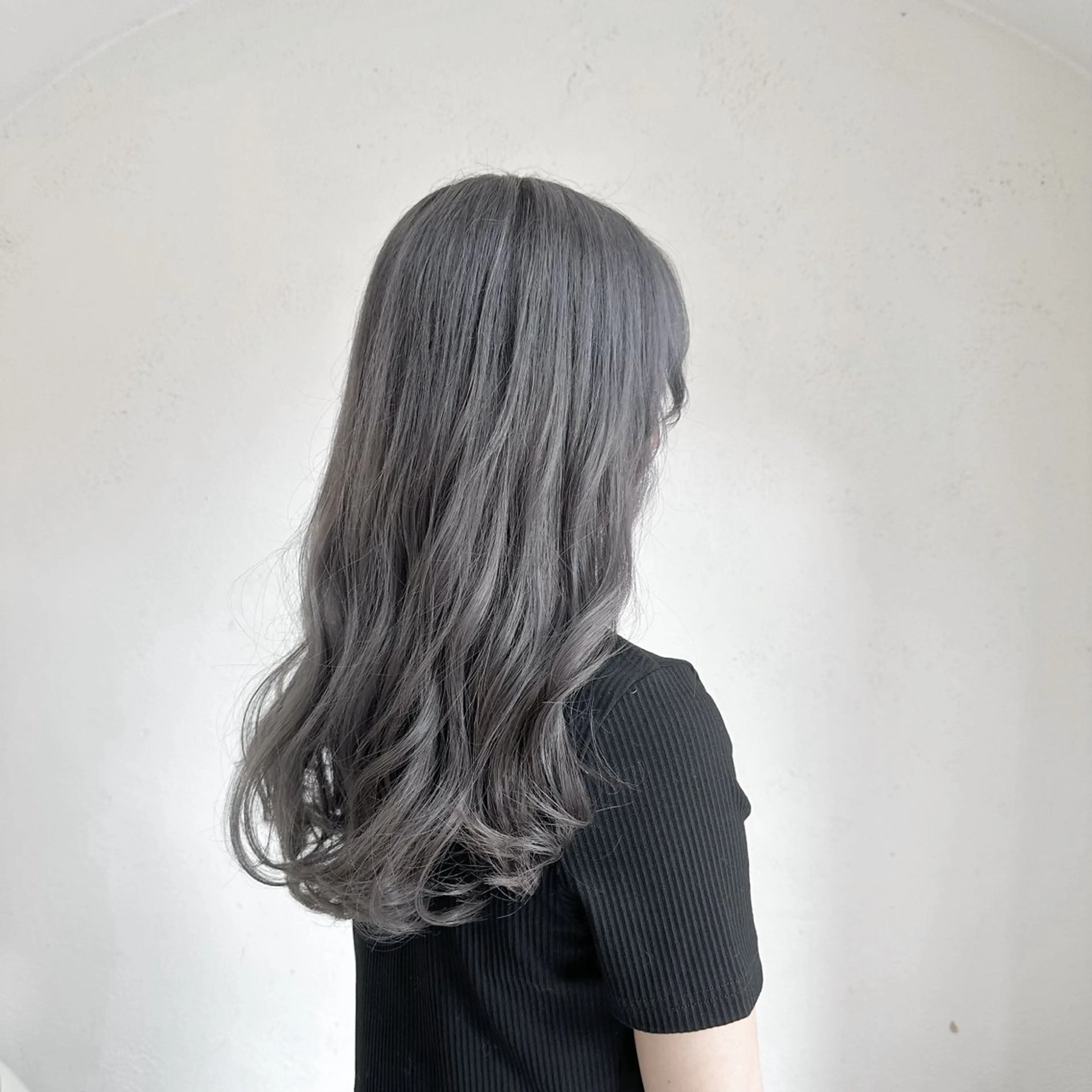 セミロング カラー ブリーチ 透明感カラー ダブルカラー グレージュ 草津駅近/ 店長 MAYAのヘアスタイル