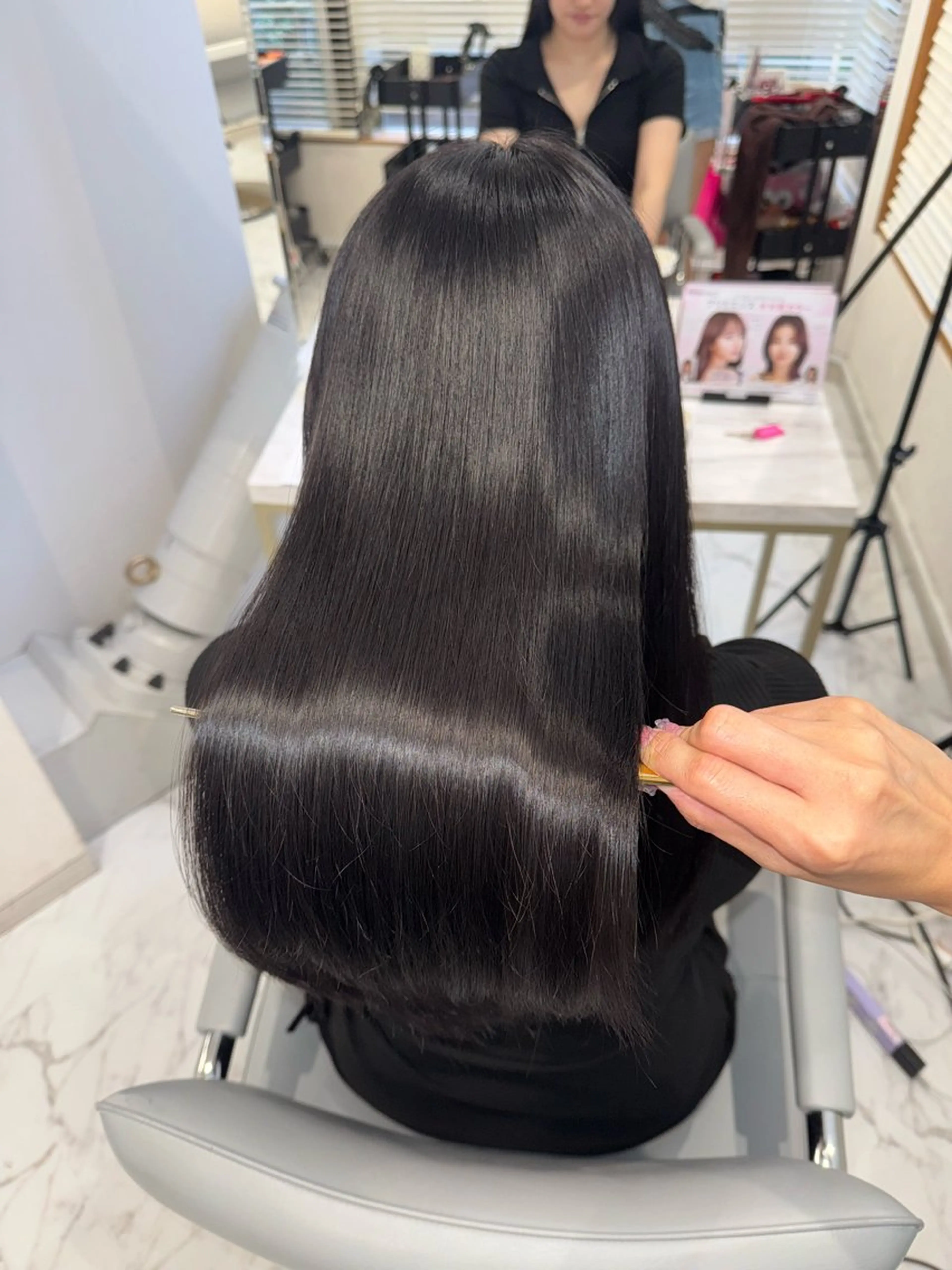 ロング カット ヘアカラー トリートメント 韓国/アイドルヘア 🎀みづきのヘアスタイル