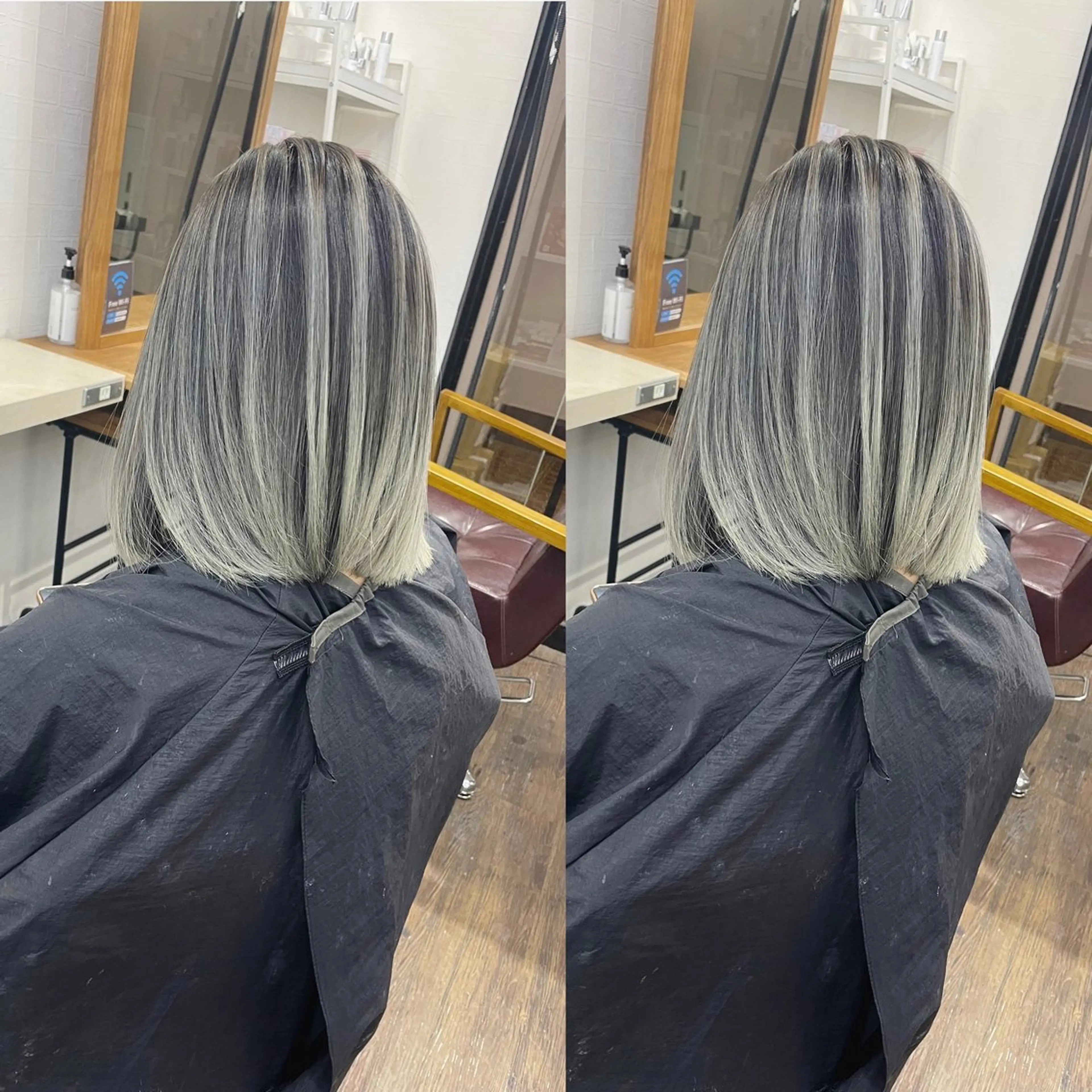 バレイヤージュの写真