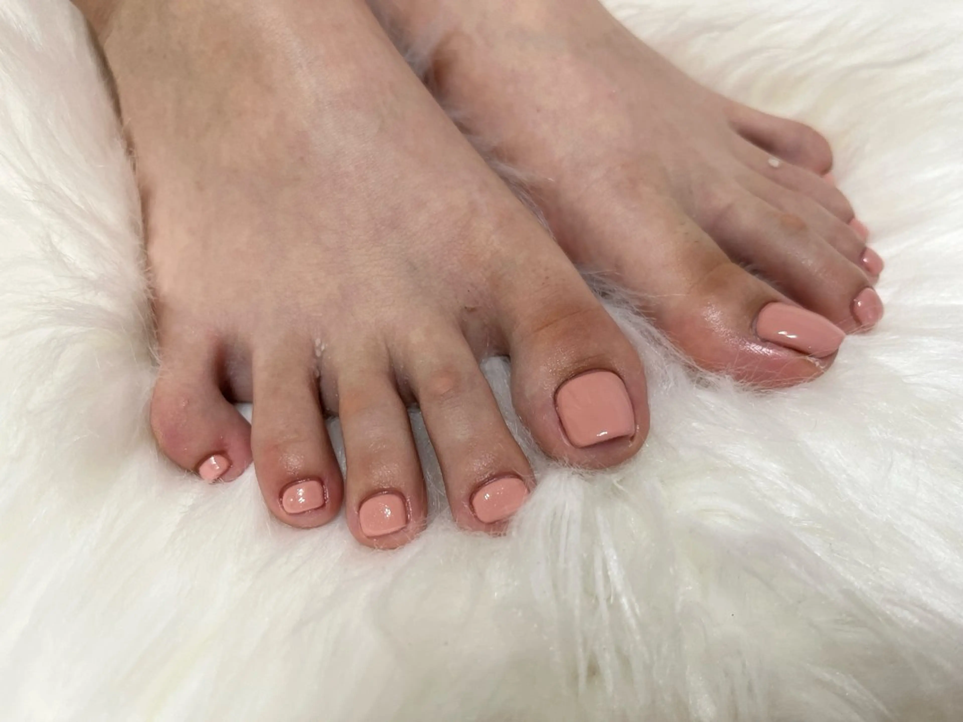 ネイル オーロラネイル フットネイル フレンチネイル ジェルネイル 韓国ネイル kikinail 溝の口のネイルデザイン