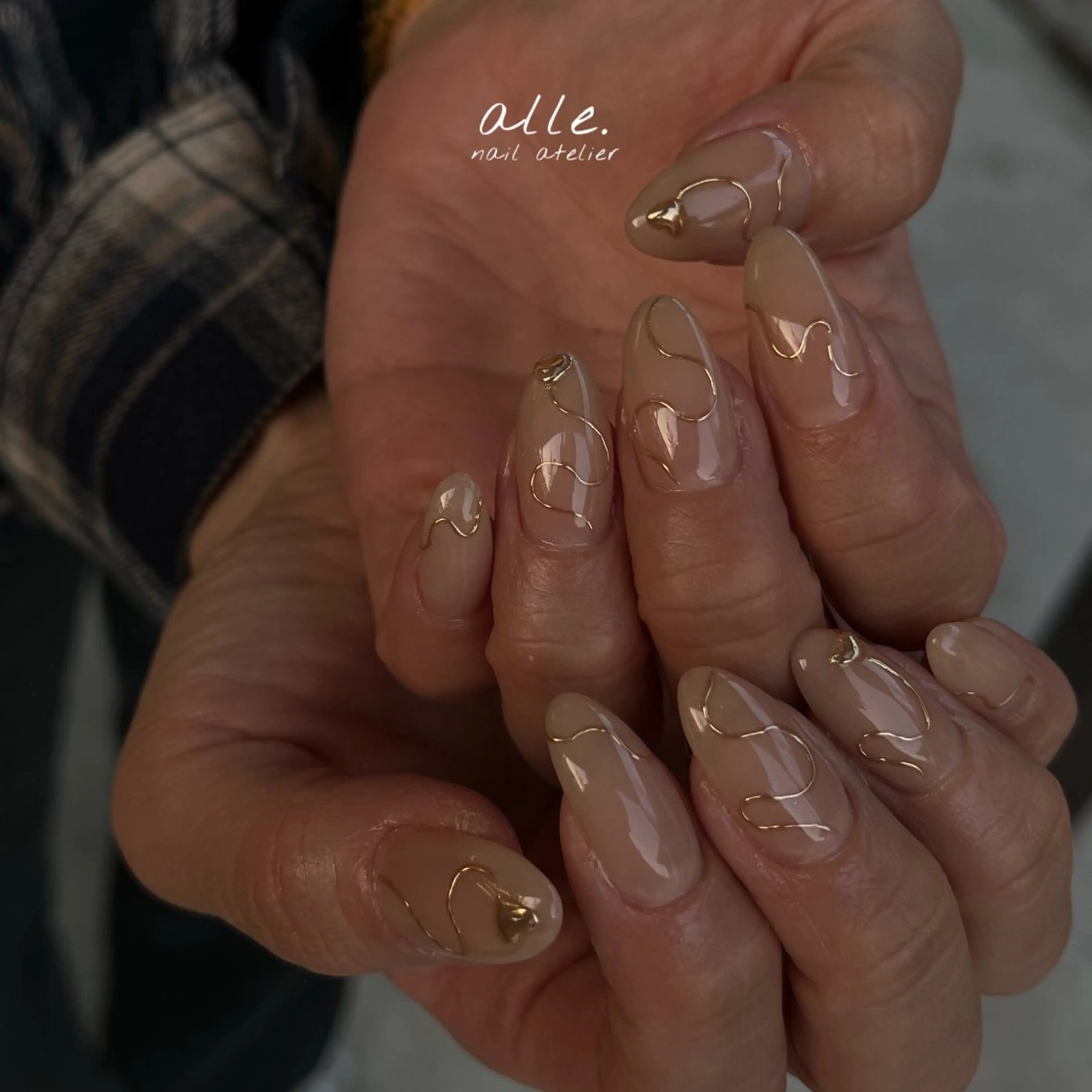 ネイル ハンドネイル atelier alle.のネイルデザイン