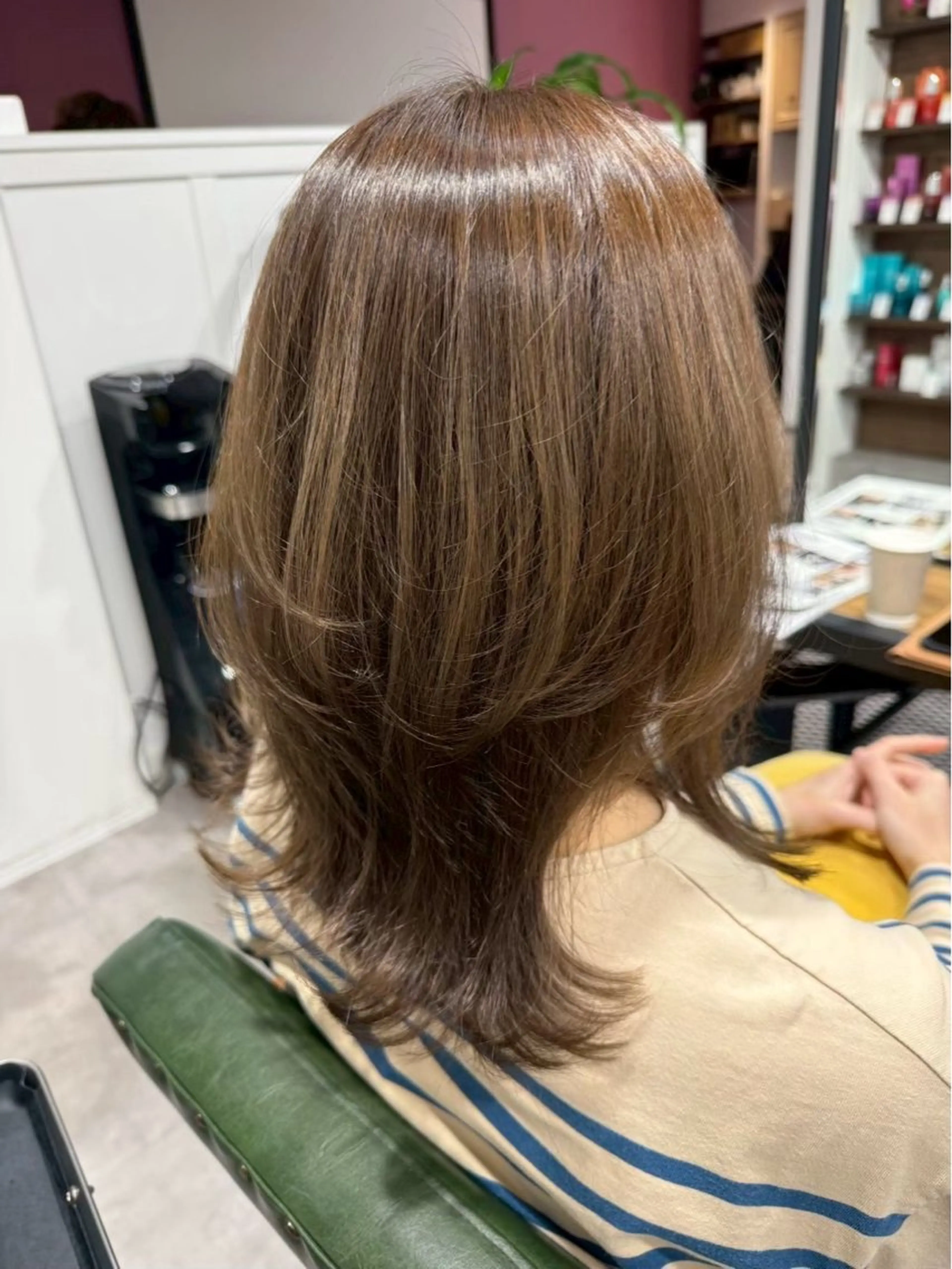 カラー kanae🫧 ｜透明感カラー｜平尾のヘアスタイル