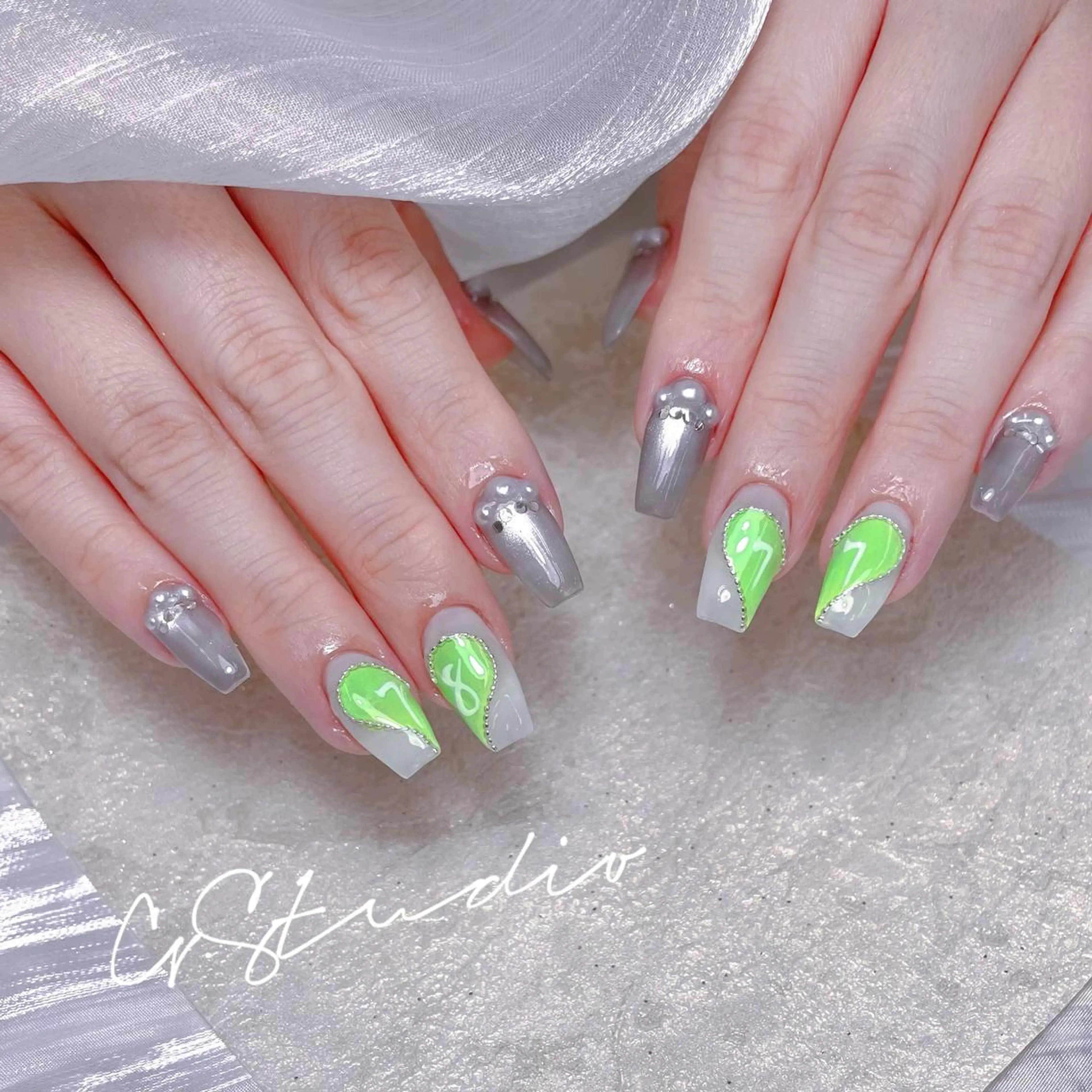 ネイル 長さ出し 持ち込み ネイルチップ ハンドネイル ハンドケア G. Studioのネイルデザイン