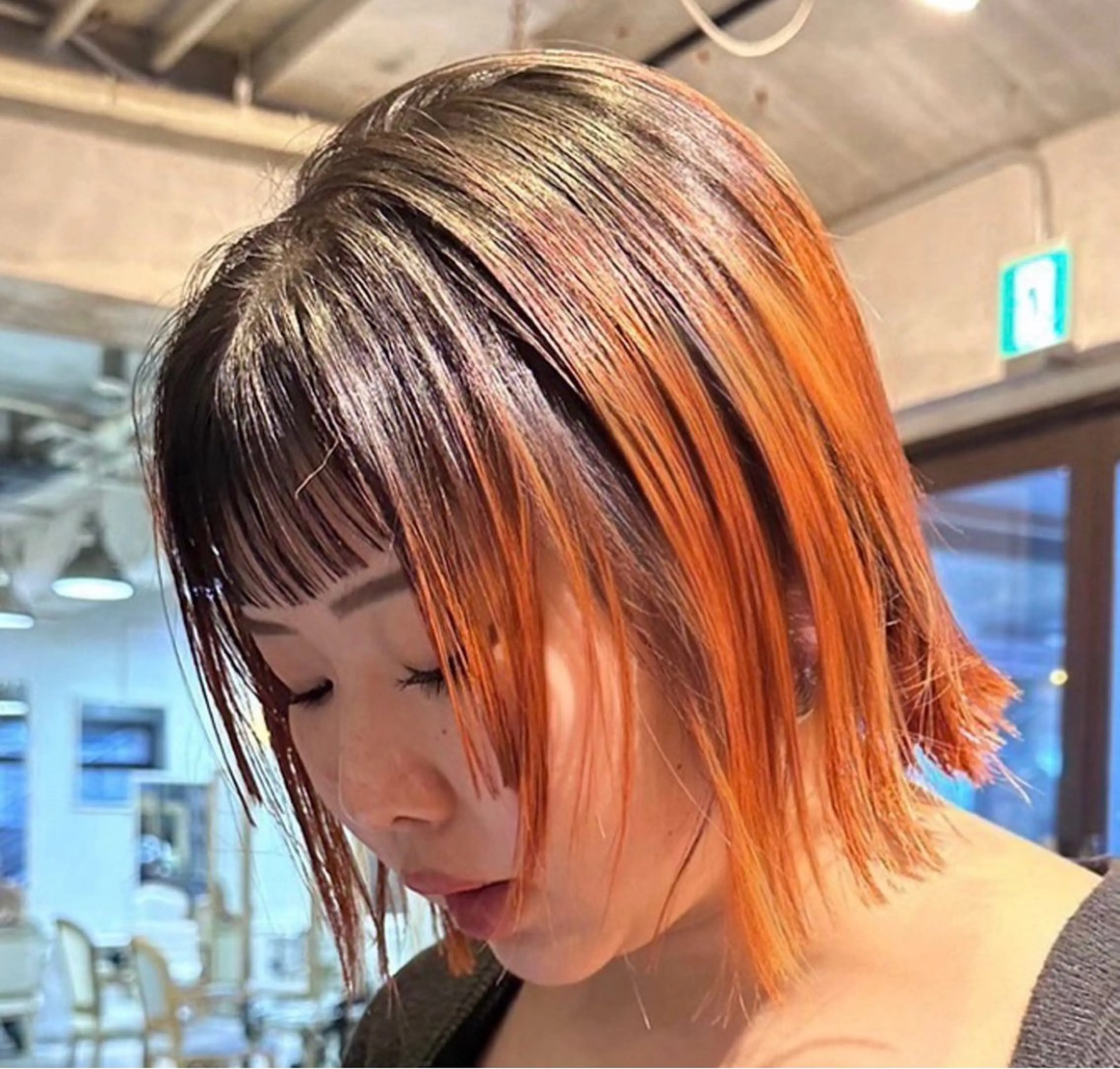 ❤️‍🔥立体感のあるデザインカラー❤️‍🔥ケアブリーチカラー+トリートメントの写真