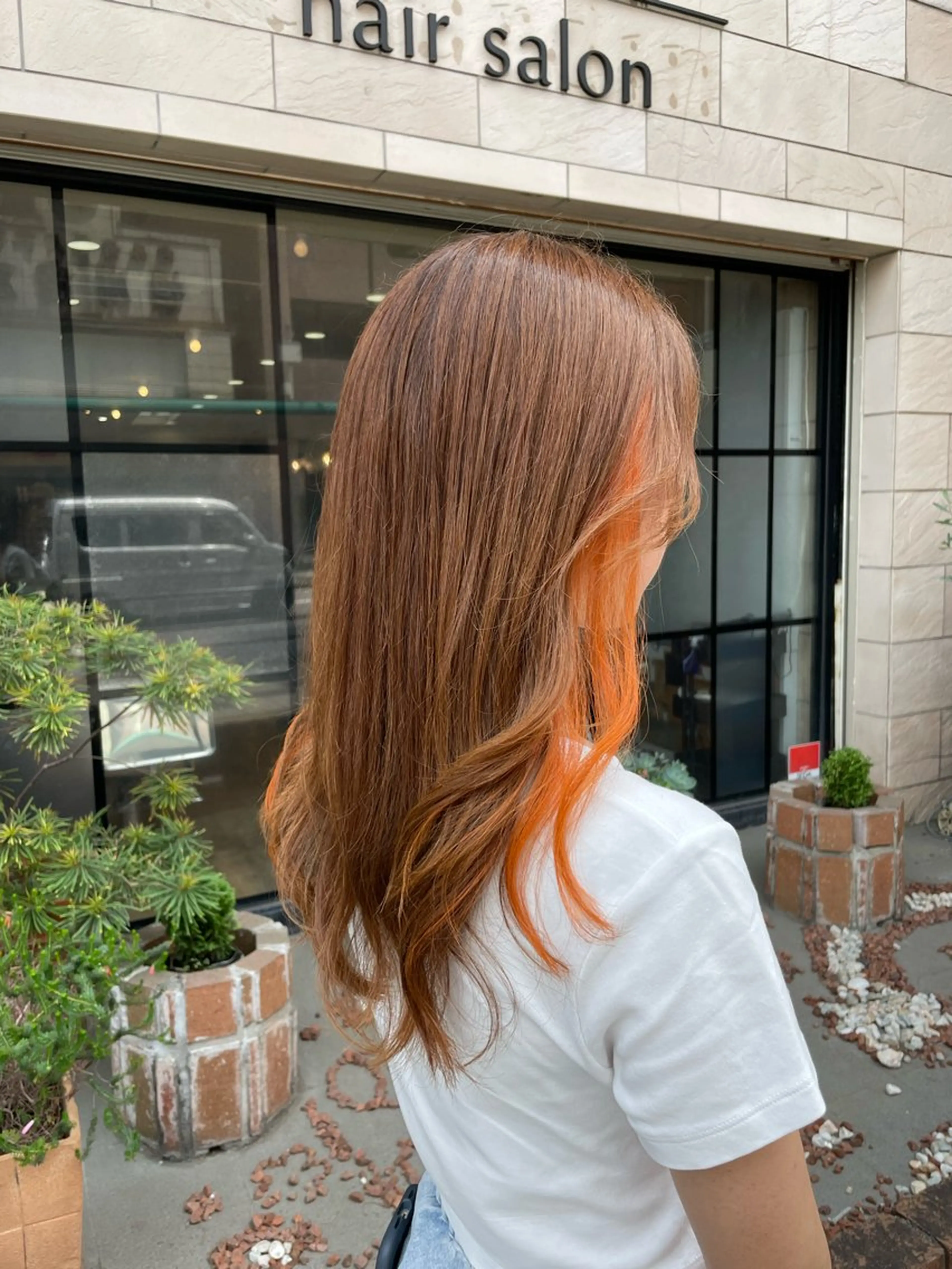 セミロング ヘアカラー SHIAN八王子 🇫🇷山本実穂のヘアスタイル