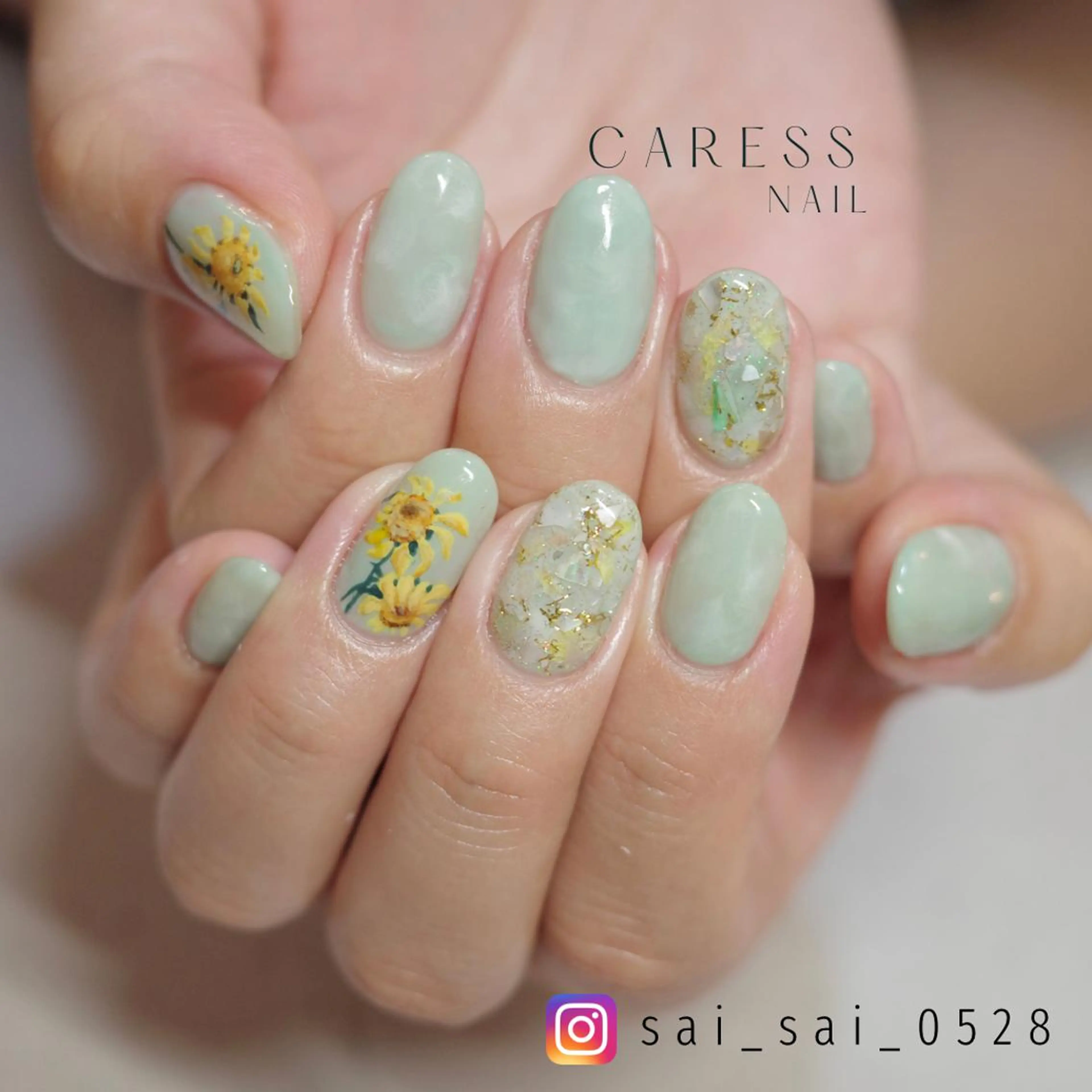 ネイル caress  nail カレスネイル　代々木上原所属・カレスネイル さいのネイルデザイン
