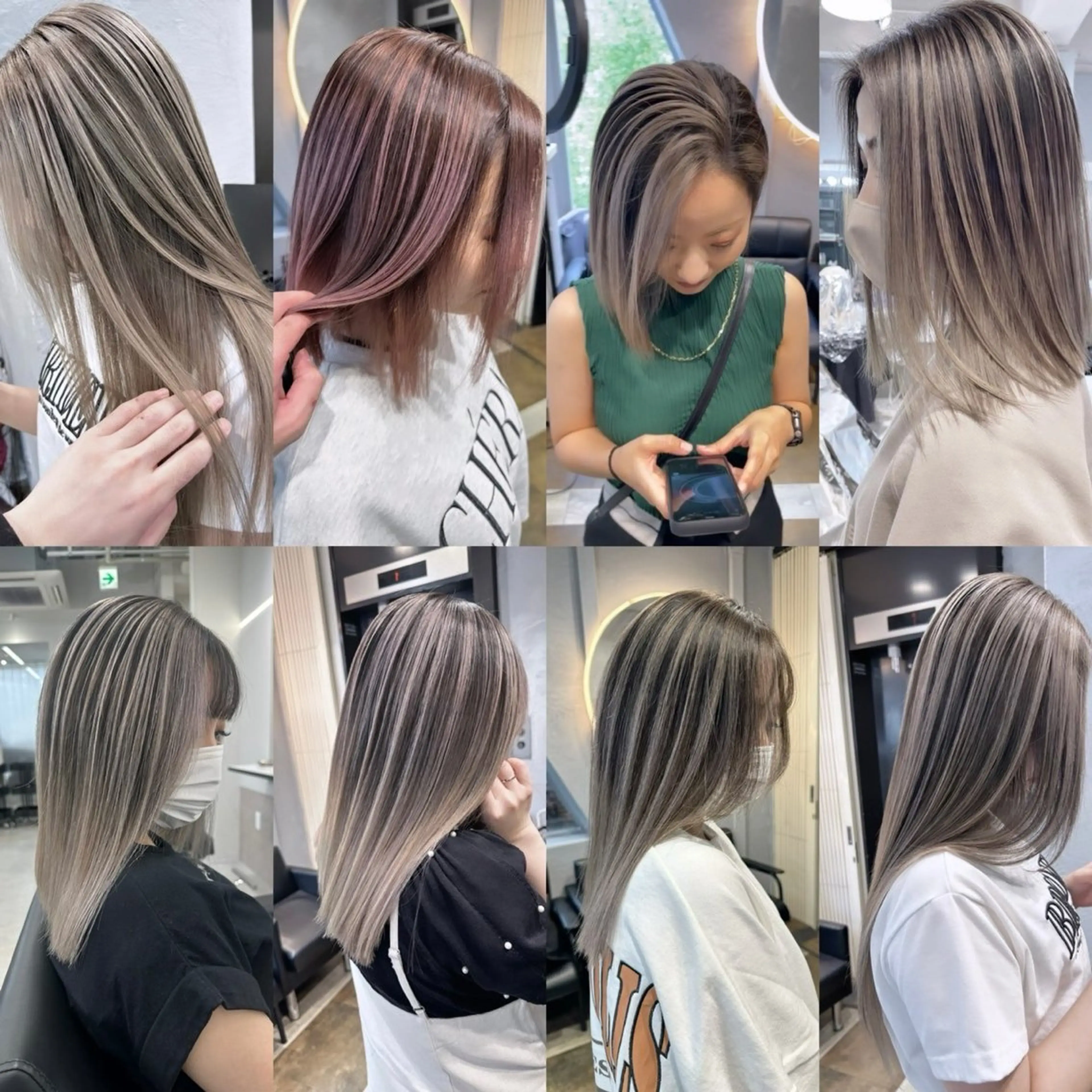 ミディアム カラー Roi ofGiseLのヘアスタイル