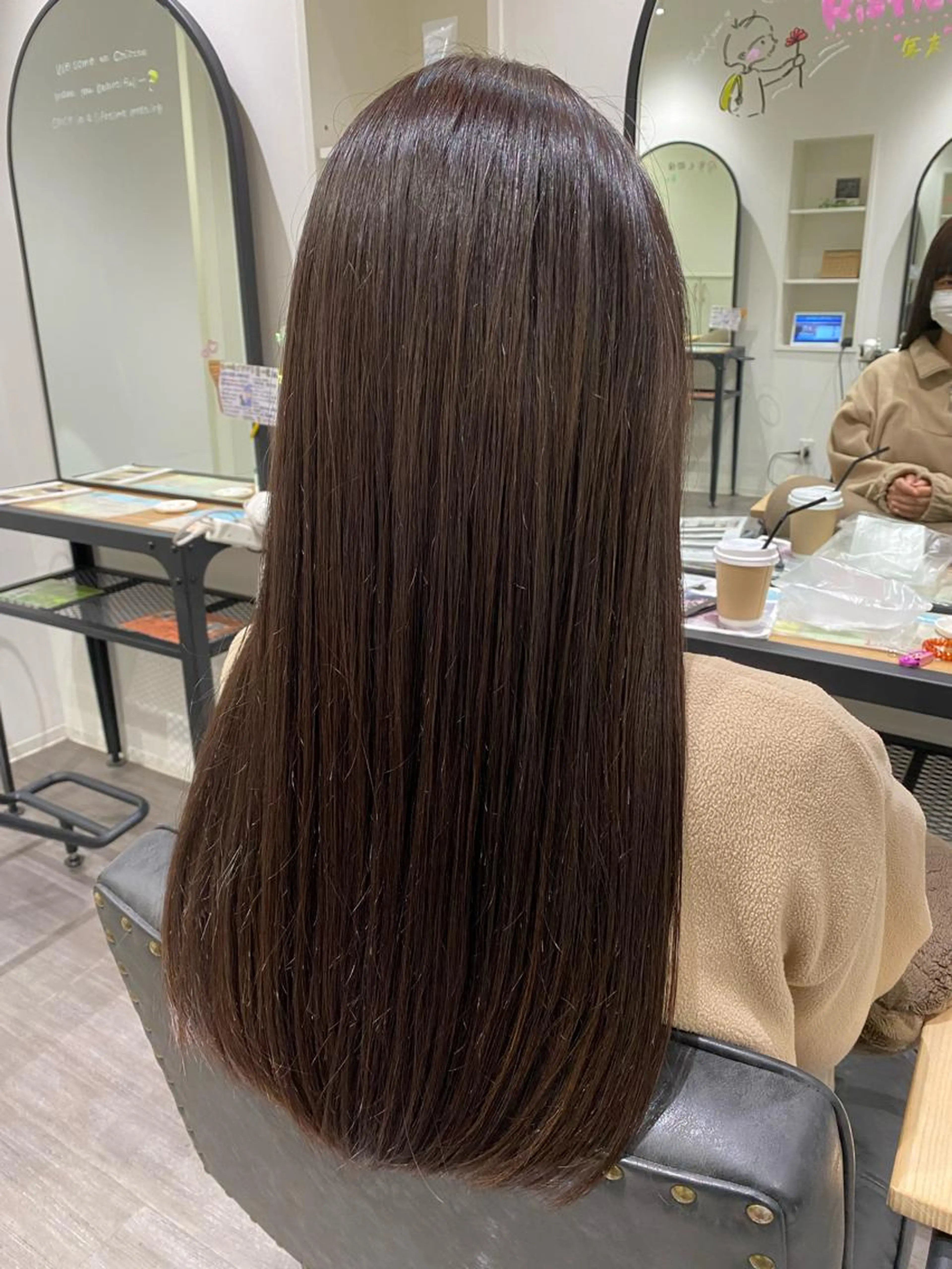 カット＋極潤ナノ縮毛矯正🥣🧼の写真